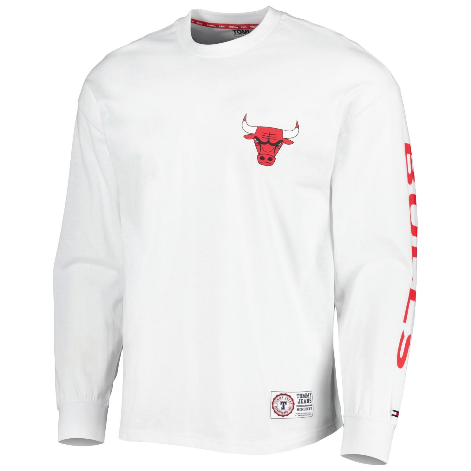 Tommy Jeans /White Chicago Bulls Matthew 2-In-1 T-Shirt  Hoodie Combo Set                                                        - view number 4