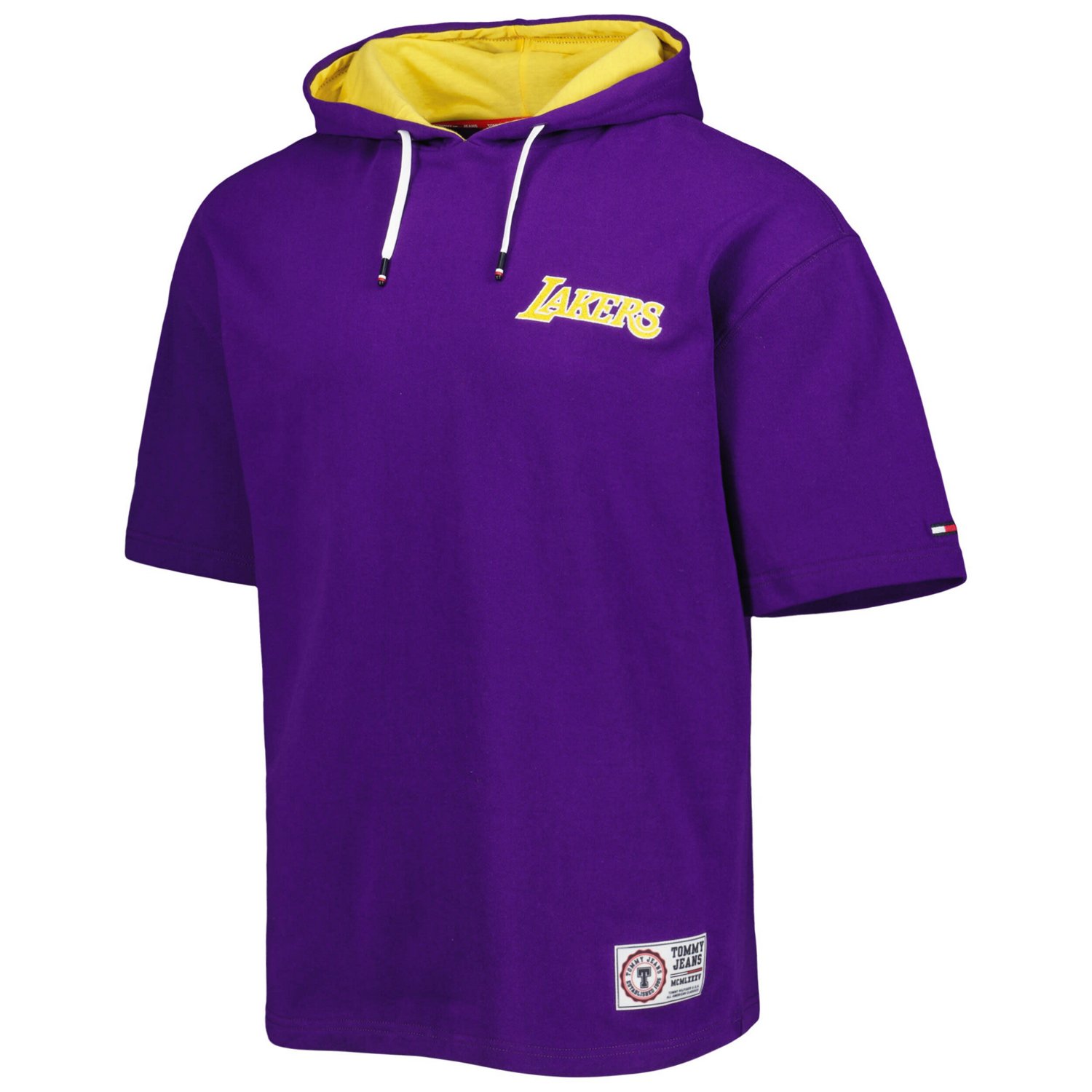 Tommy Jeans /White Los Angeles Lakers Matthew 2 In 1 T-Shirt  Hoodie Combo Set                                                   - view number 2