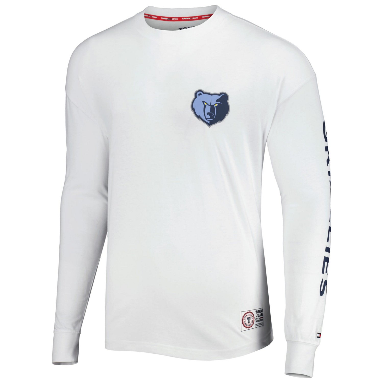 Tommy Jeans /White Memphis Grizzlies Matthew 2-In-1 T-Shirt  Hoodie Combo Set                                                    - view number 2