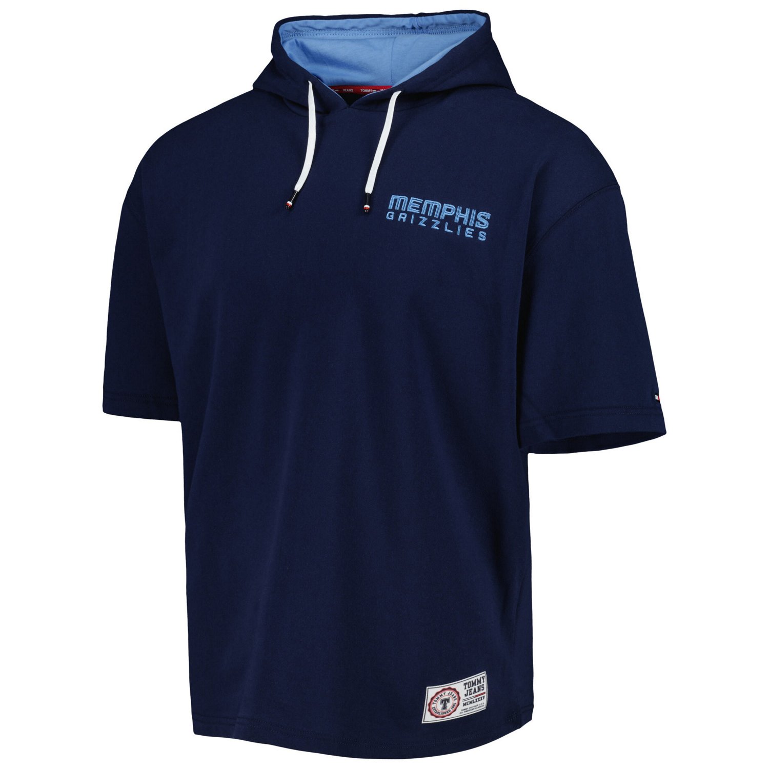 Tommy Jeans /White Memphis Grizzlies Matthew 2-In-1 T-Shirt  Hoodie Combo Set                                                    - view number 4