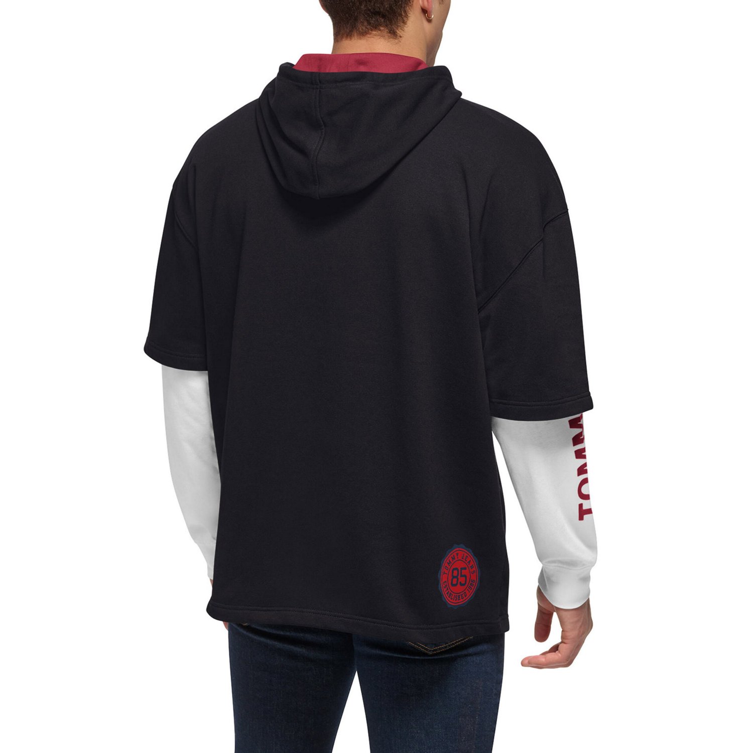 Tommy Jeans /White Miami Heat Matthew 2-In-1 T-Shirt  Hoodie Combo Set                                                           - view number 2