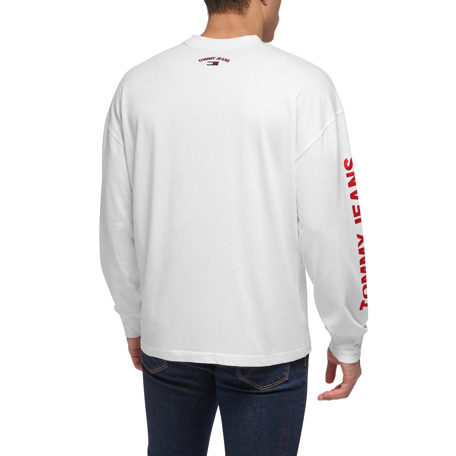 Tommy Jeans /White Philadelphia 76ers Matthew 2-In-1 T-Shirt  Hoodie Combo Set                                                   - view number 4