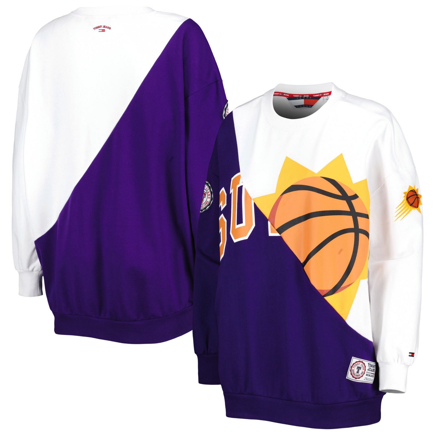 Tommy Jeans /White Phoenix Suns Ariel Pullover Sweatshirt