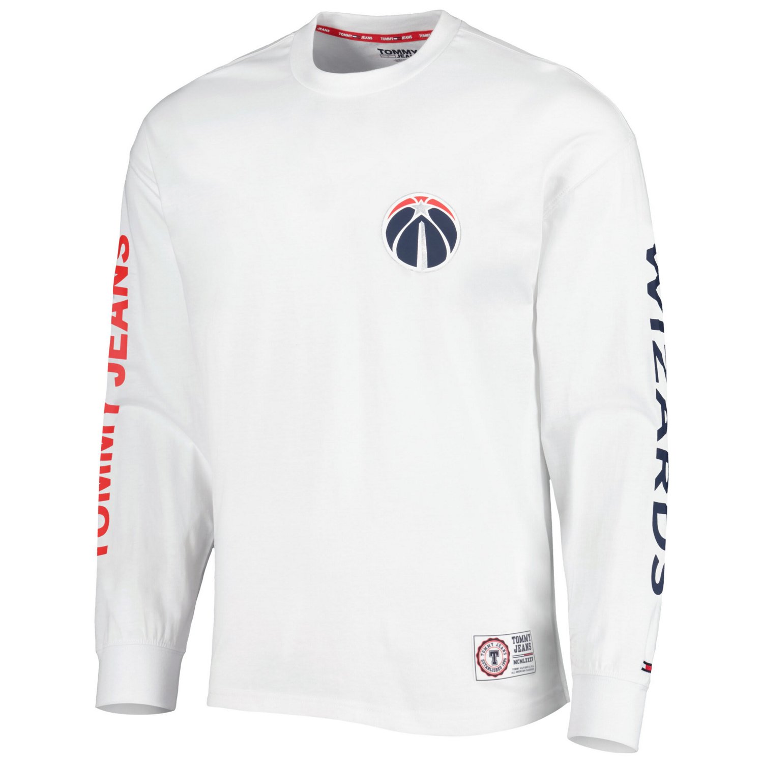 Tommy Jeans /White Washington Wizards Matthew 2-In-1 T-Shirt  Hoodie Combo Set                                                   - view number 2
