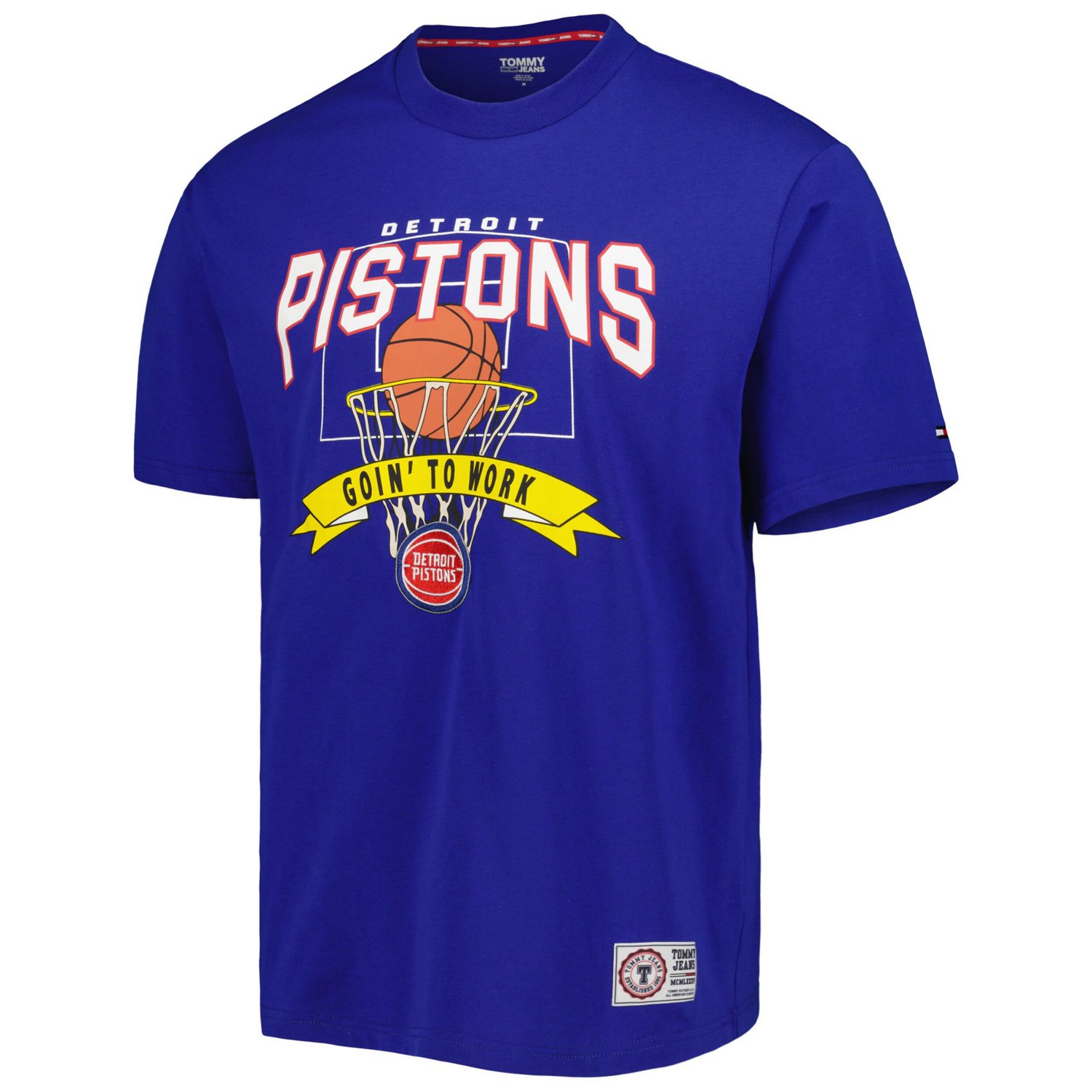 Tommy Jeans Detroit Pistons Tim Backboard T-Shirt