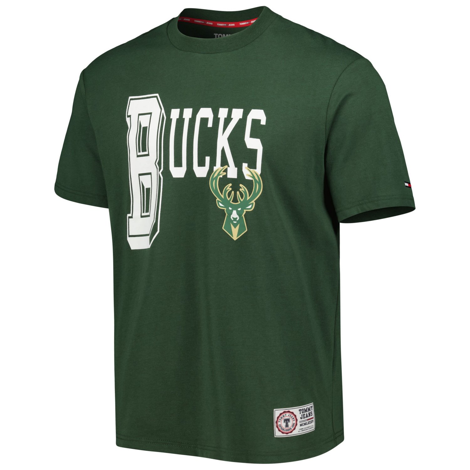 Tommy Jeans Hunter Milwaukee Bucks Mel Varsity T-Shirt                                                                           - view number 2