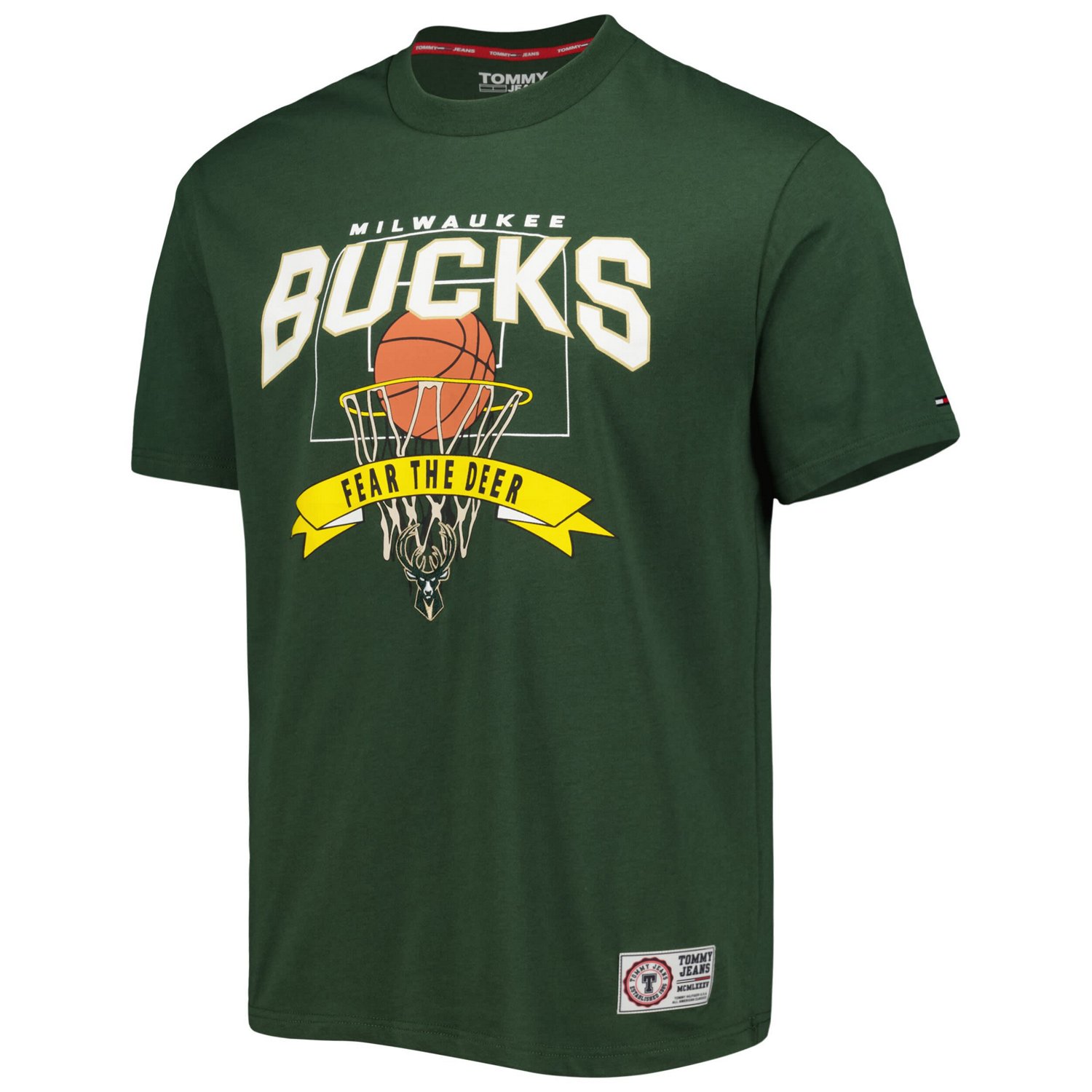 Tommy Jeans Hunter Milwaukee Bucks Tim Backboard T-Shirt                                                                         - view number 2