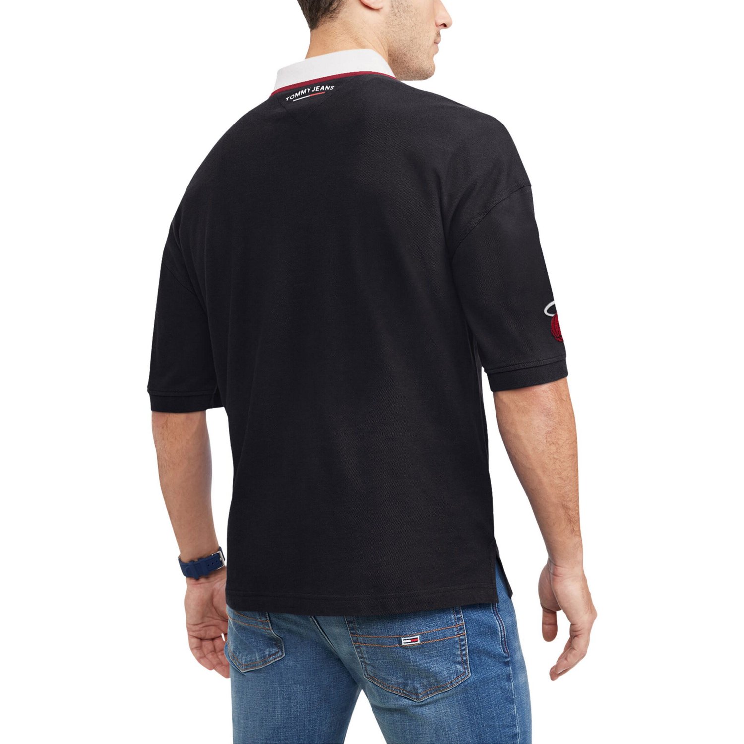 Tommy Jeans Miami Heat Stanley Pique Polo                                                                                        - view number 2