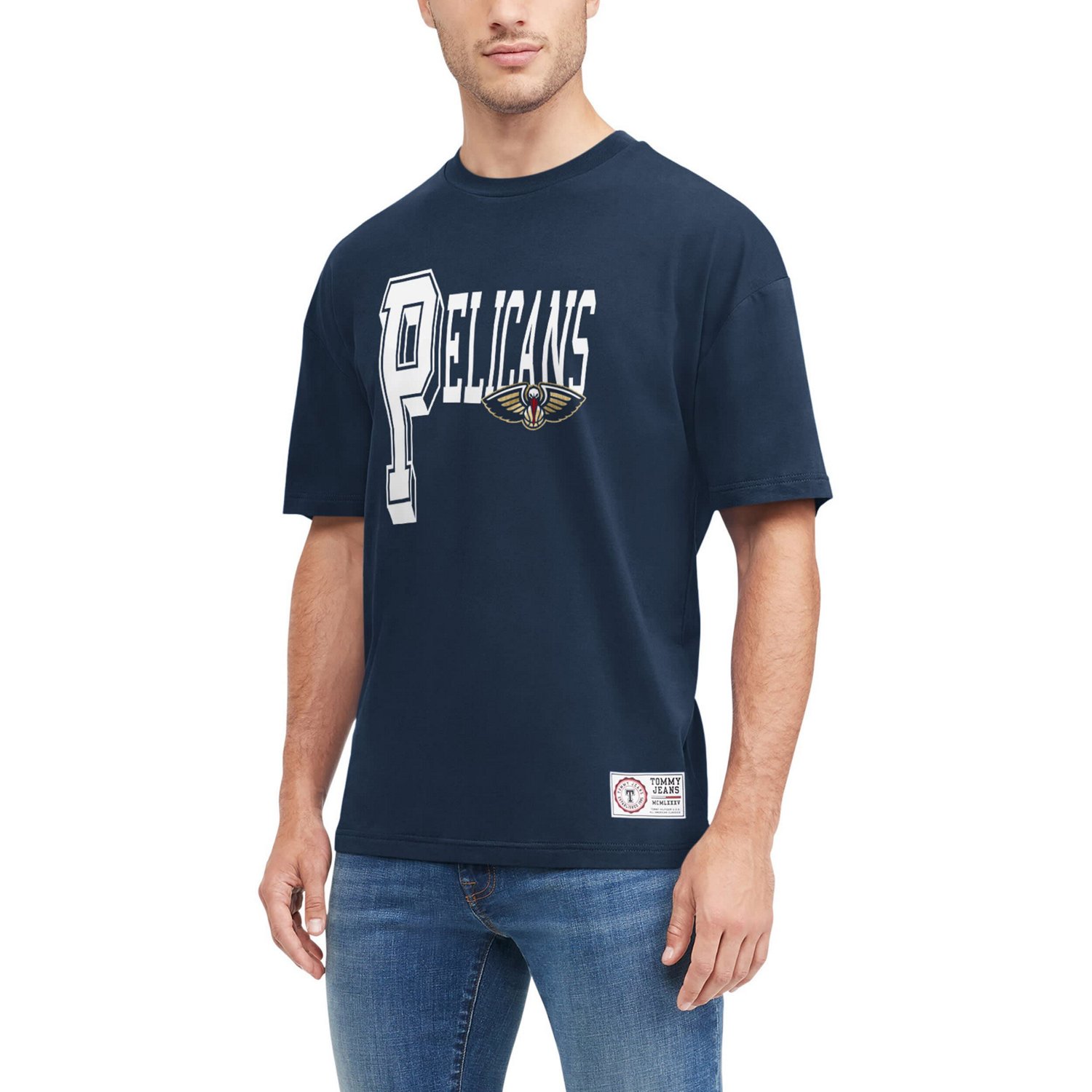 Tommy Jeans New Orleans Pelicans Mel Varsity T-Shirt                                                                             - view number 1