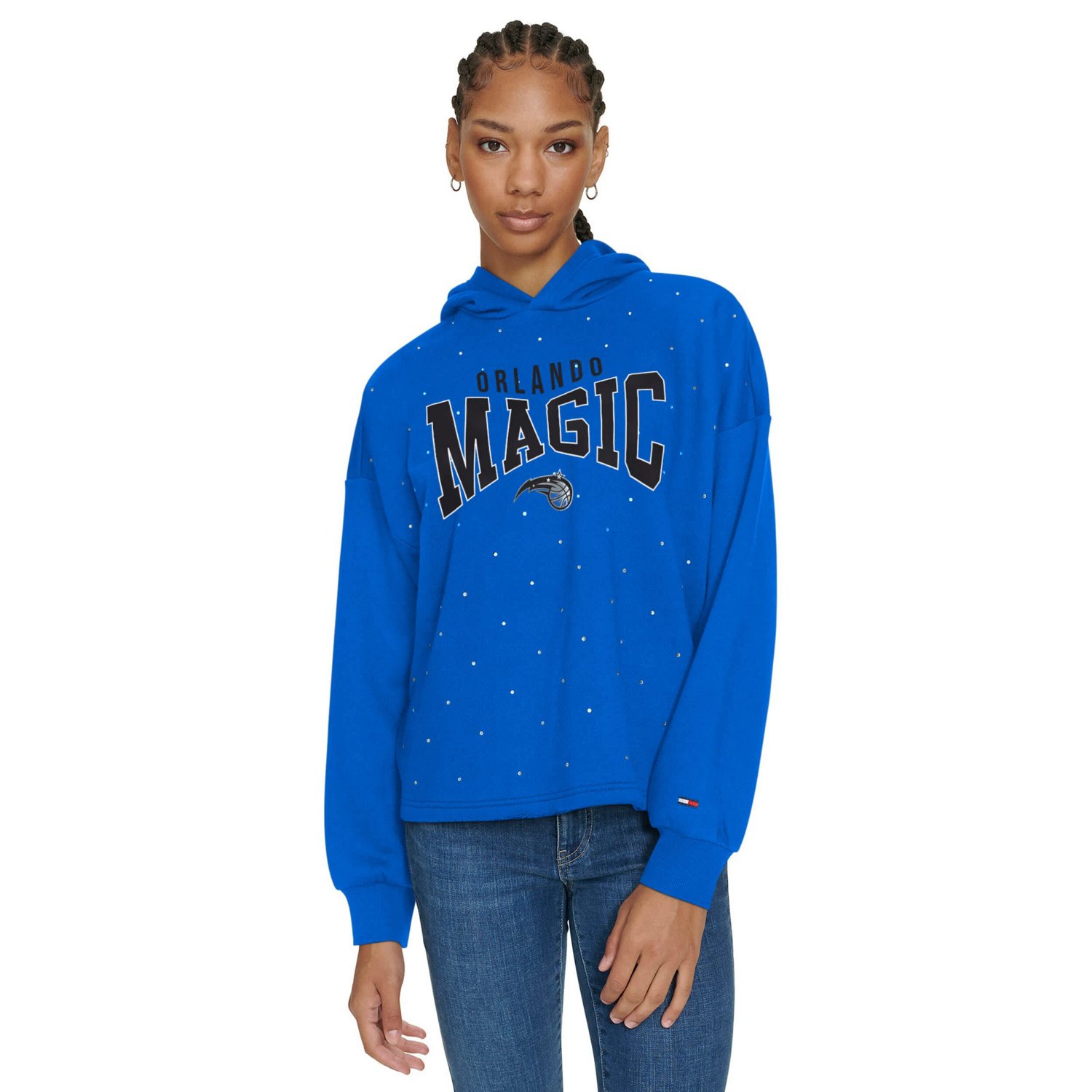 Tommy Jeans Orlando Magic Stella Cropped Pullover Hoodie