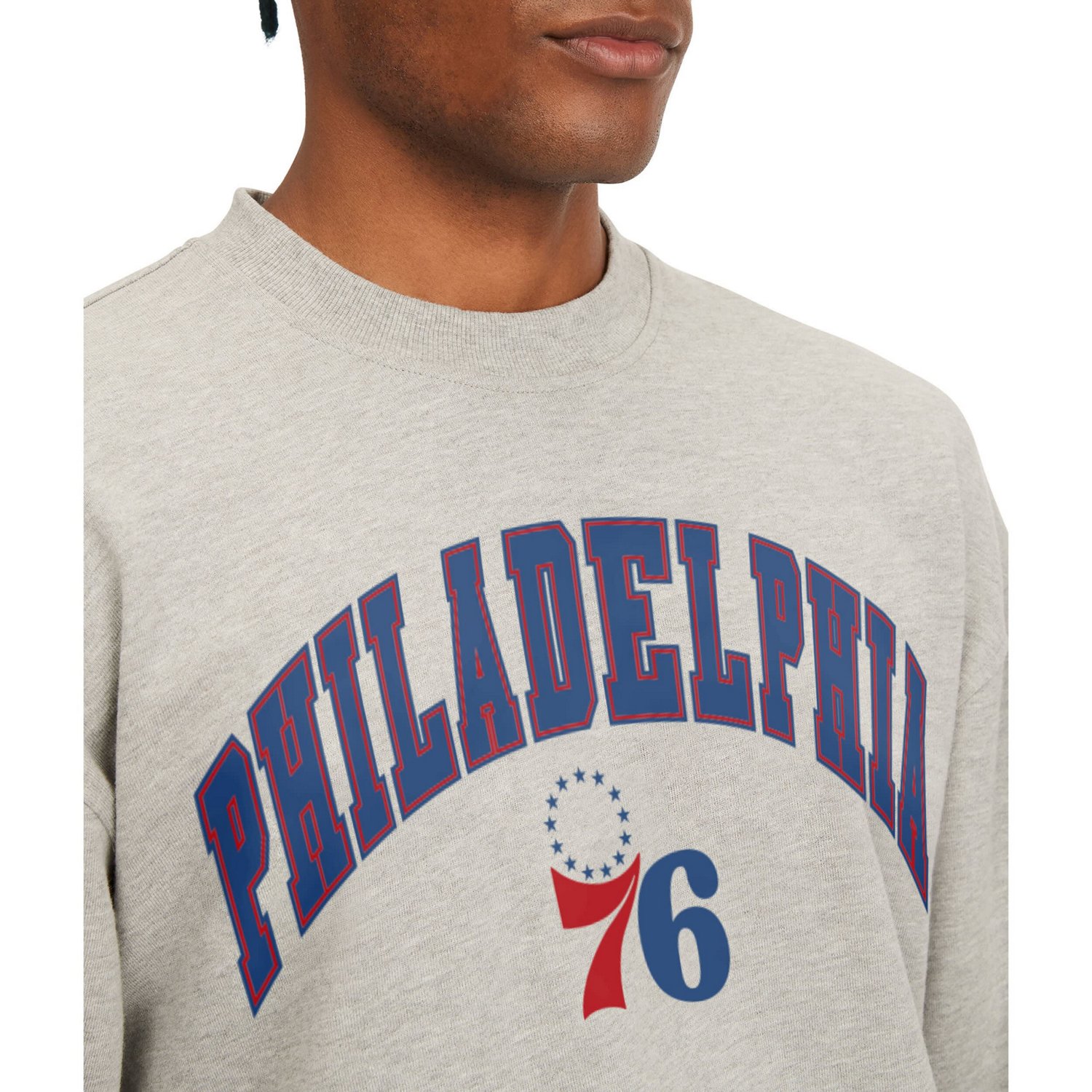 Tommy Jeans Philadelphia 76ers James Patch Pullover Sweatshirt                                                                   - view number 3