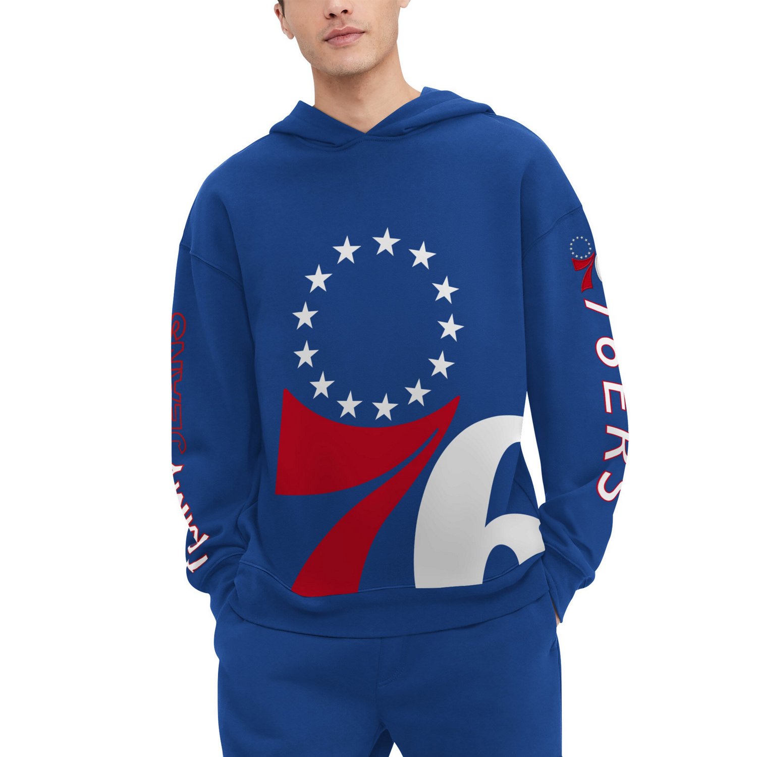 Tommy Jeans Philadelphia 76ers Kenny Pullover Hoodie                                                                             - view number 4