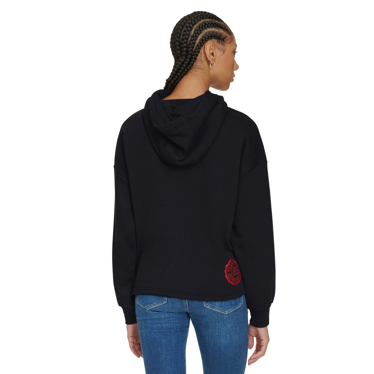 Tommy Jeans Philadelphia 76ers Stella Cropped Pullover Hoodie - view number 2