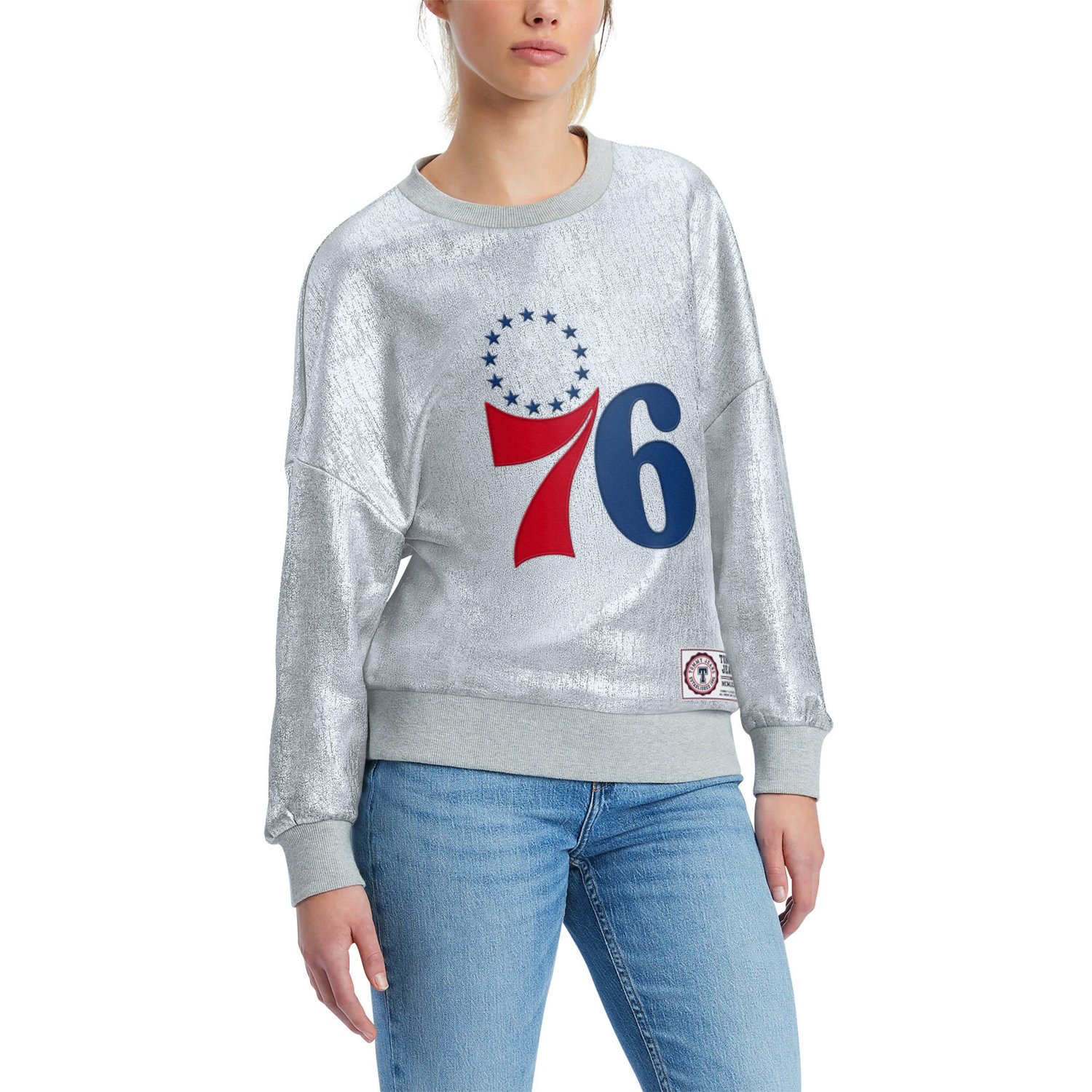 Tommy Jeans Philadelphia 76ers Tracy Pullover Sweatshirt                                                                         - view number 4