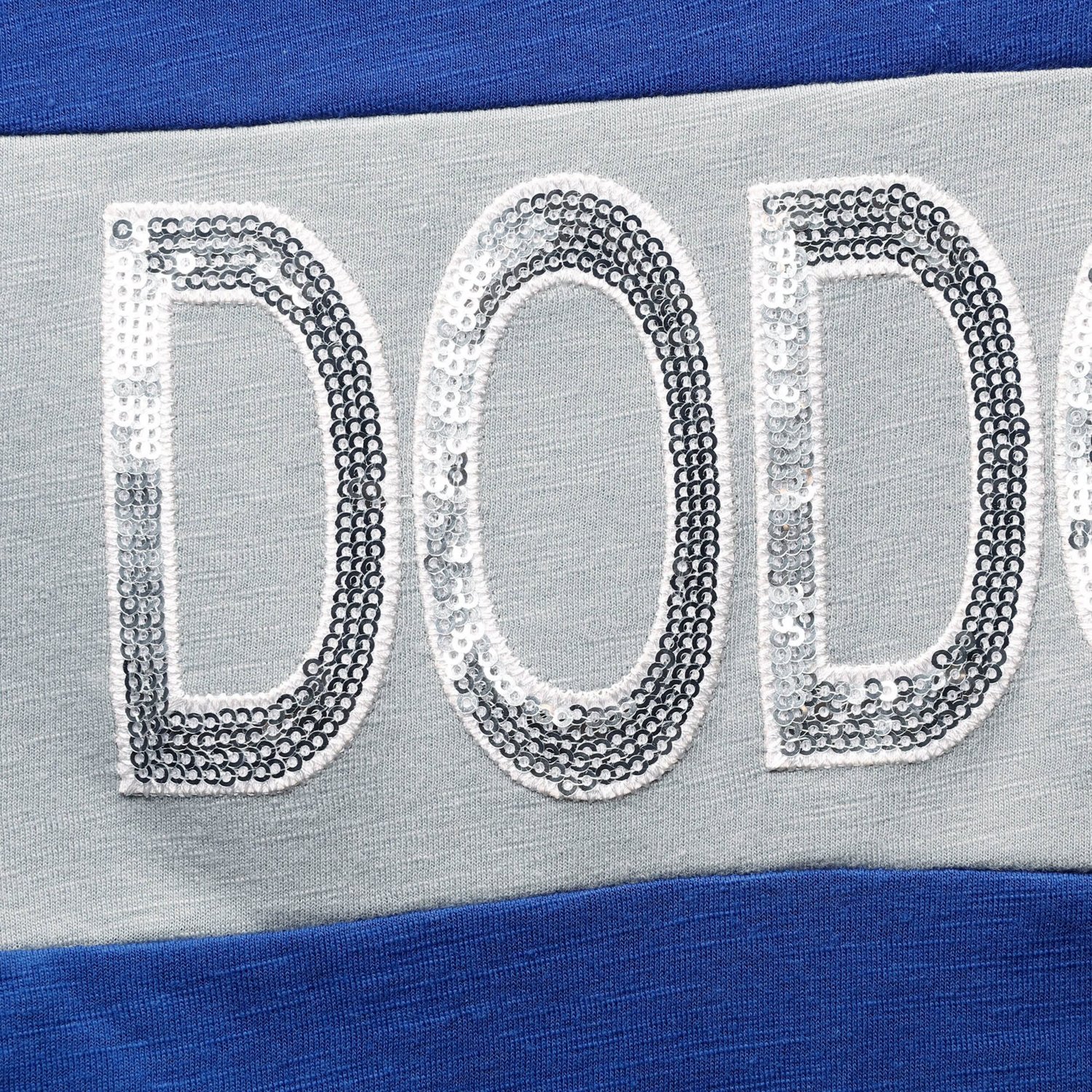 Touch /Gray Los Angeles Dodgers Lead Off Notch Neck T-Shirt                                                                      - view number 4