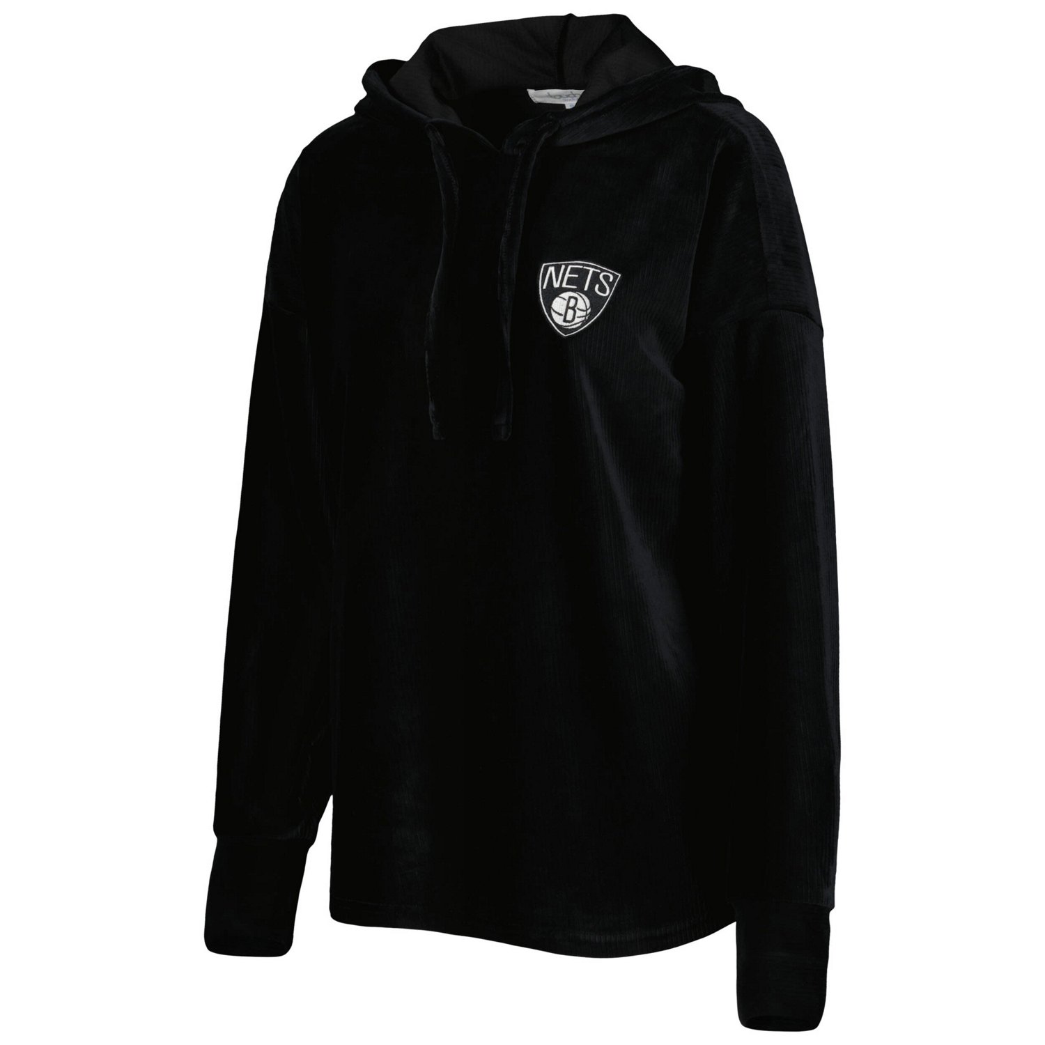 Touch Brooklyn Nets End Line Velour Pullover Hoodie                                                                              - view number 2