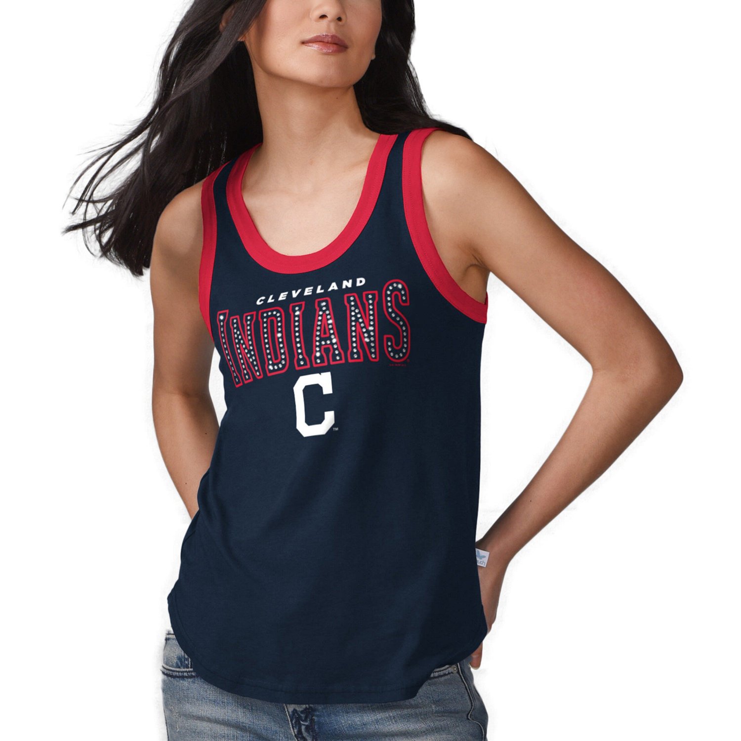 Touch Cleveland Indians Varsity Tank Top - view number 4