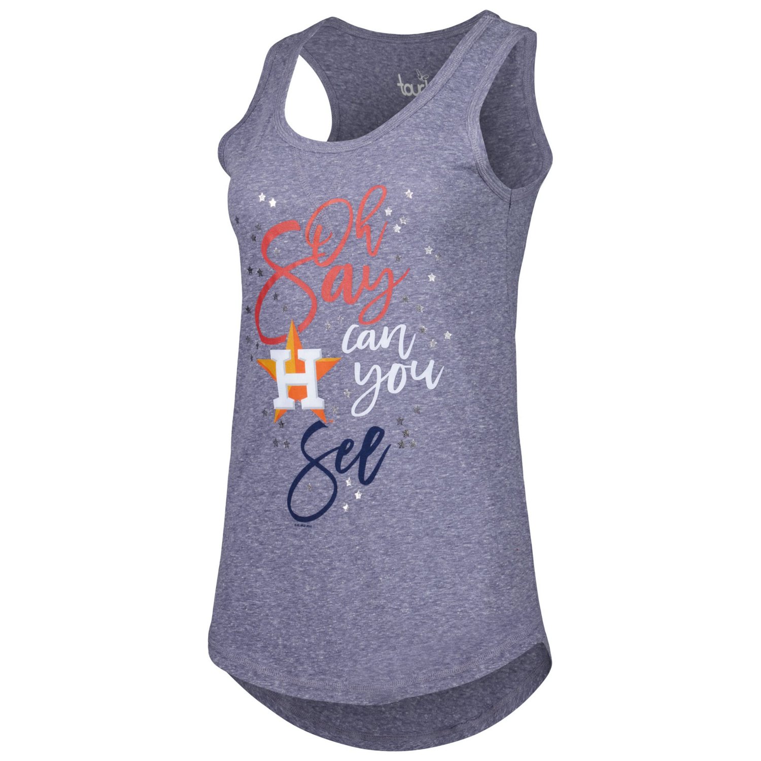 Touch Houston Astros Americana Tri-Blend Racerback Tank Top                                                                      - view number 2