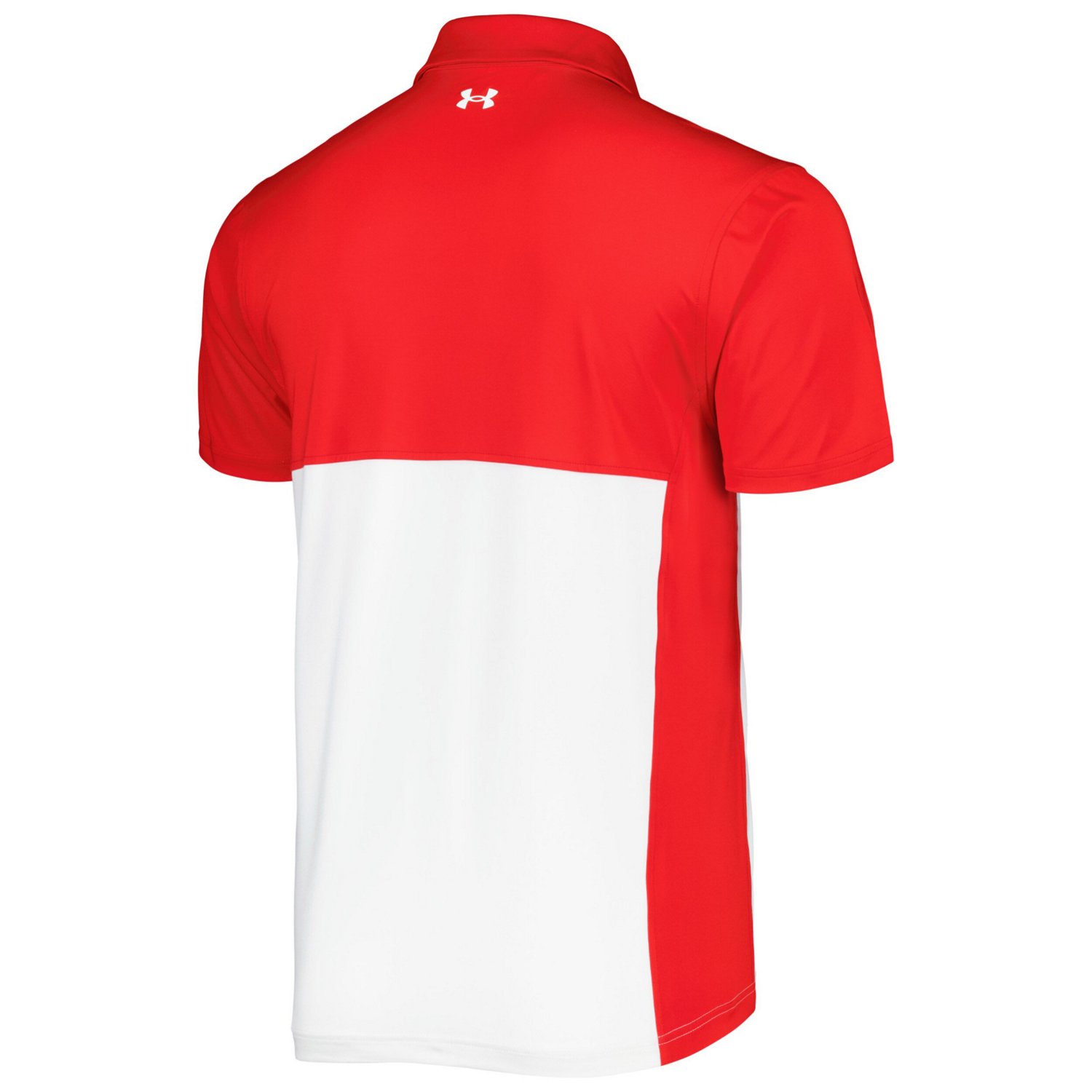 Under Armour /White Utah Utes Green Blocked Polo Performance Polo - view number 3