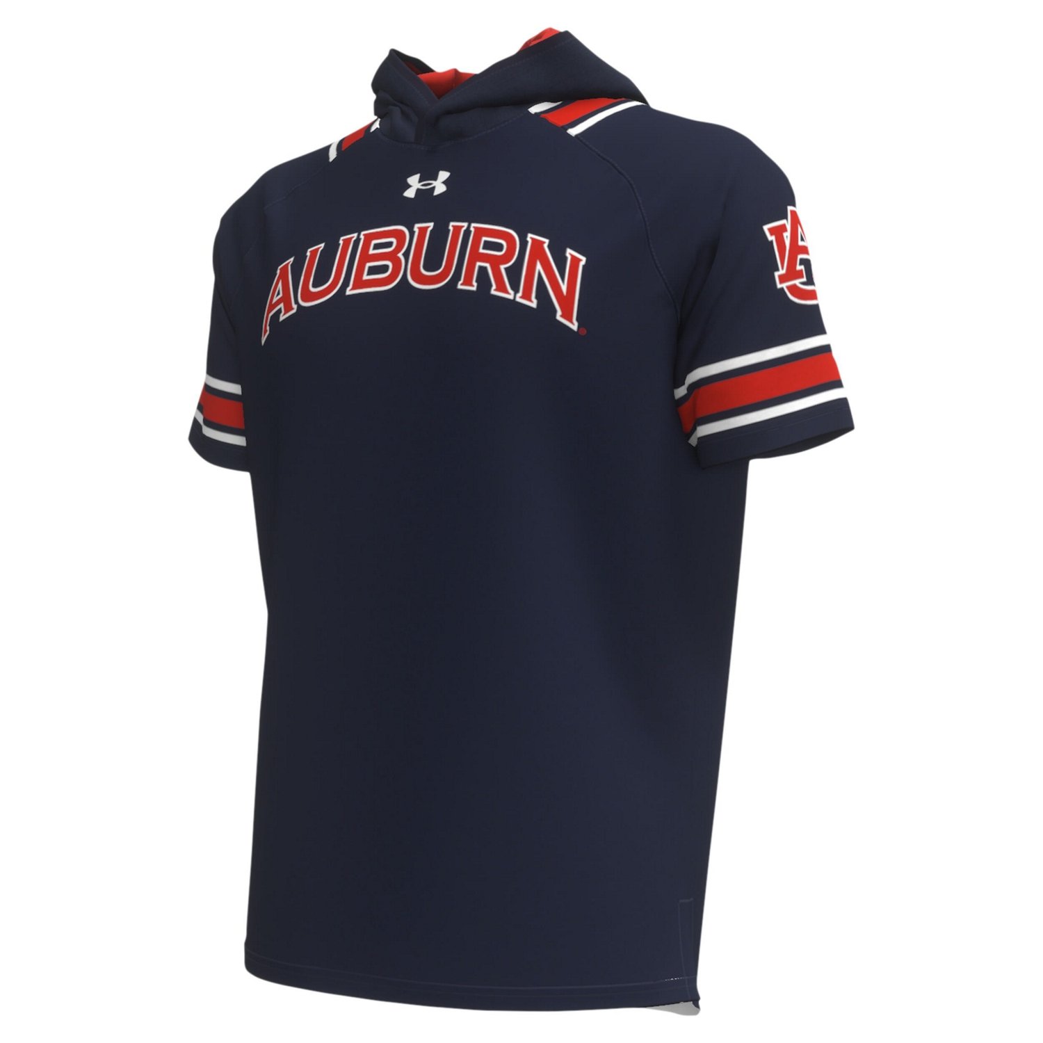 Under Armour Auburn Tigers Shooter Raglan Hoodie T-Shirt - view number 2
