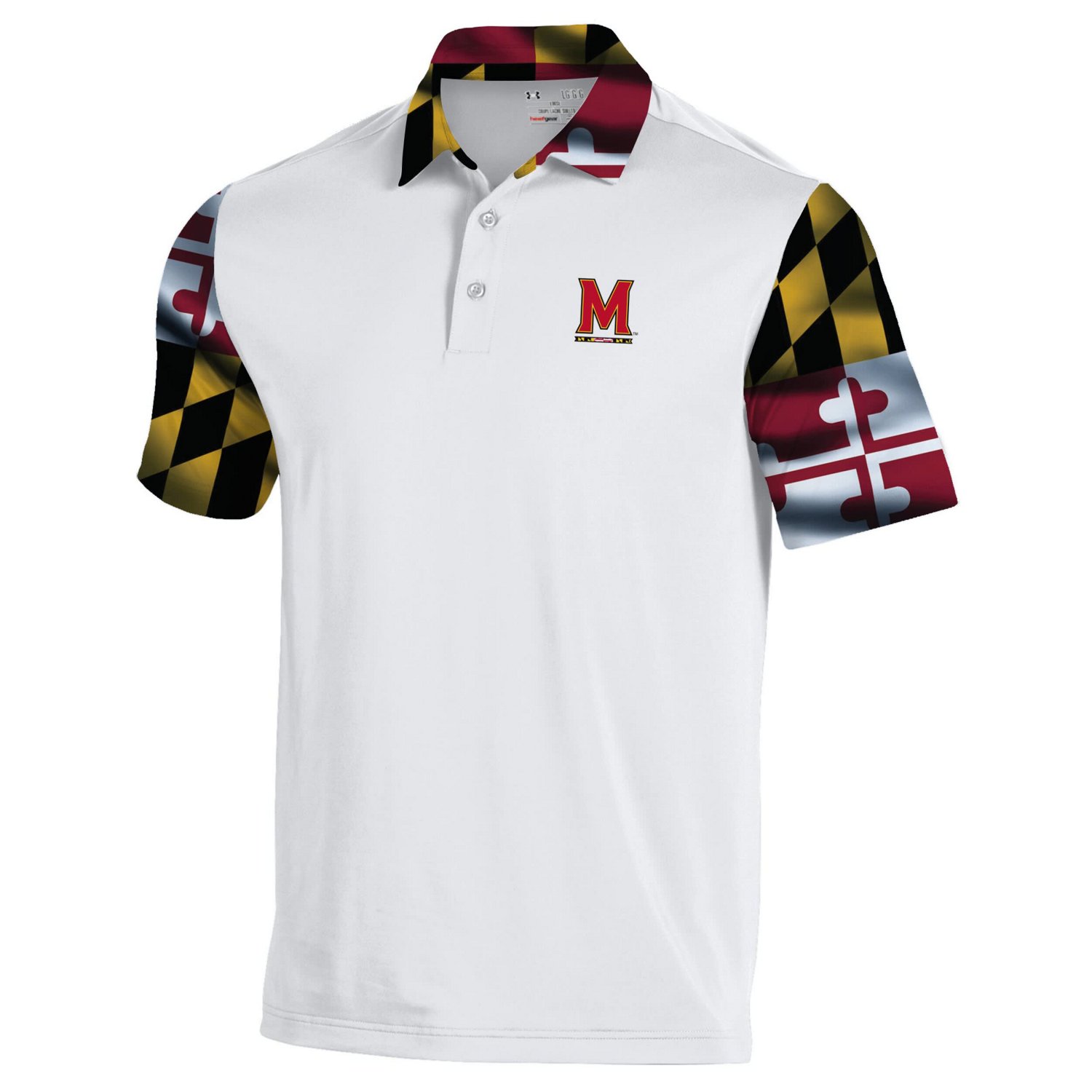 Under Armour Maryland Terrapins Gameday Armourfuse Polo - view number 2