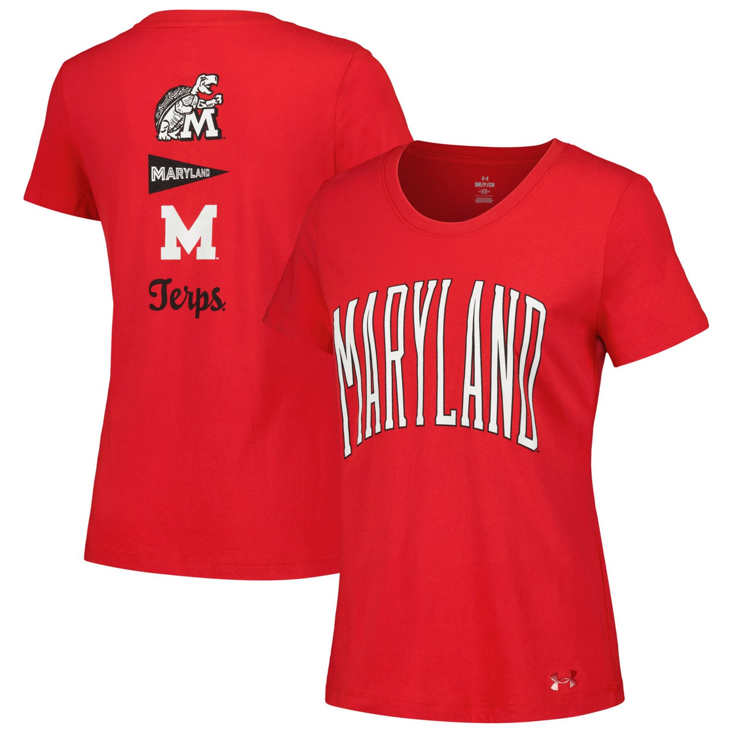 Under armour best sale maryland t shirt