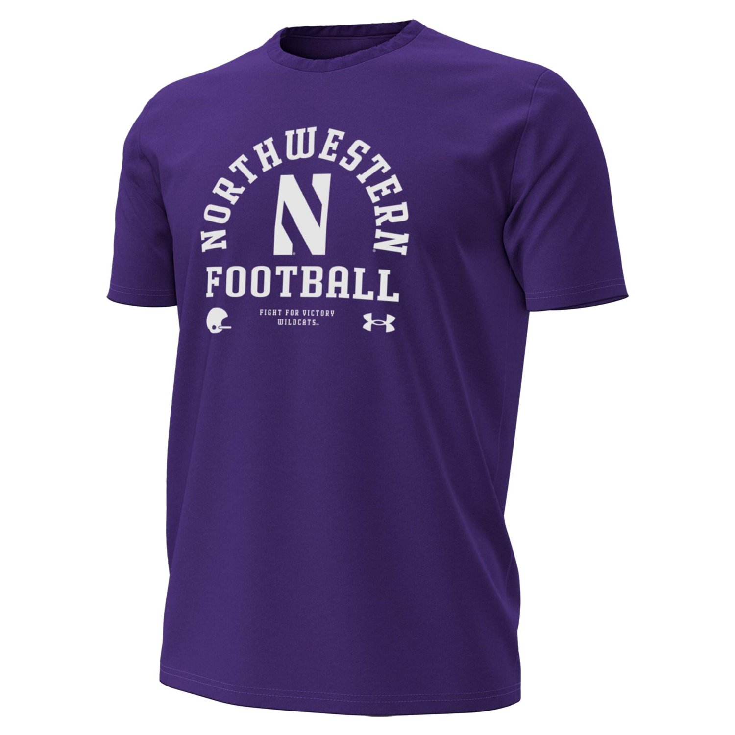 Under Armour Northwestern Wildcats 2025 Sideline Football Performance T-Shirt - view number 2
