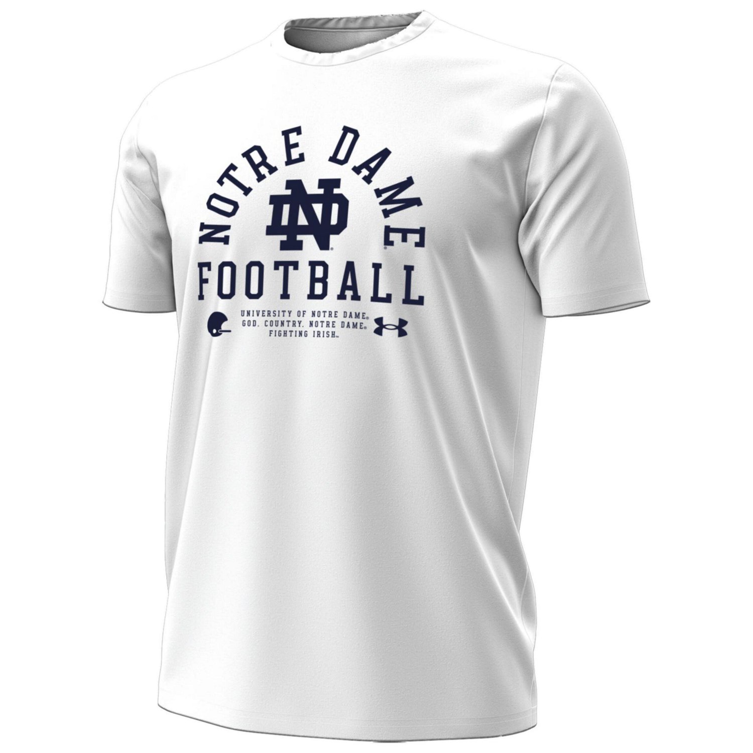 Under Armour Notre Dame Fighting Irish 2025 Sideline Football Performance T-Shirt - view number 2
