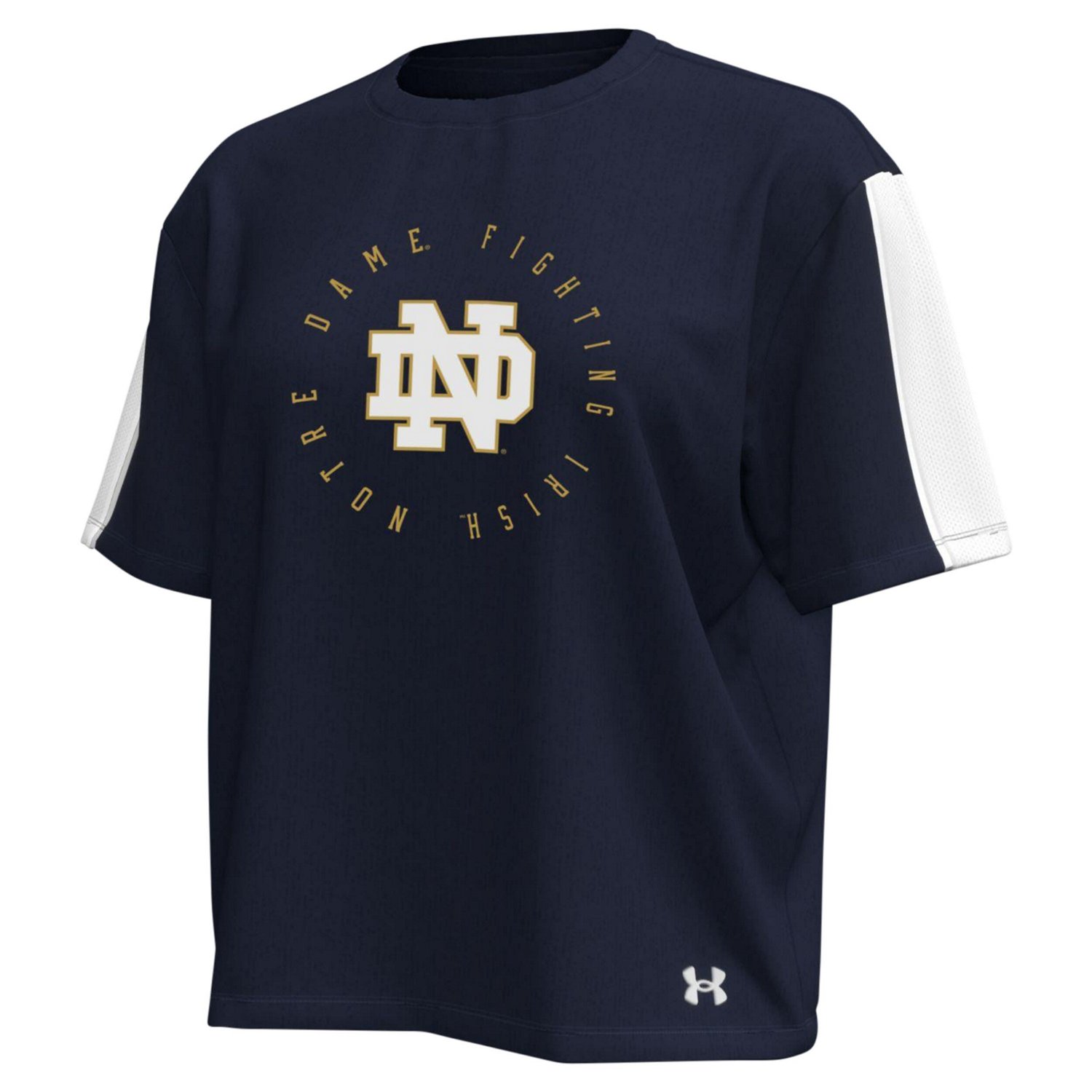Under Armour Notre Dame Fighting Irish Challenger Waist Length Boxy Oversized T-Shirt - view number 2