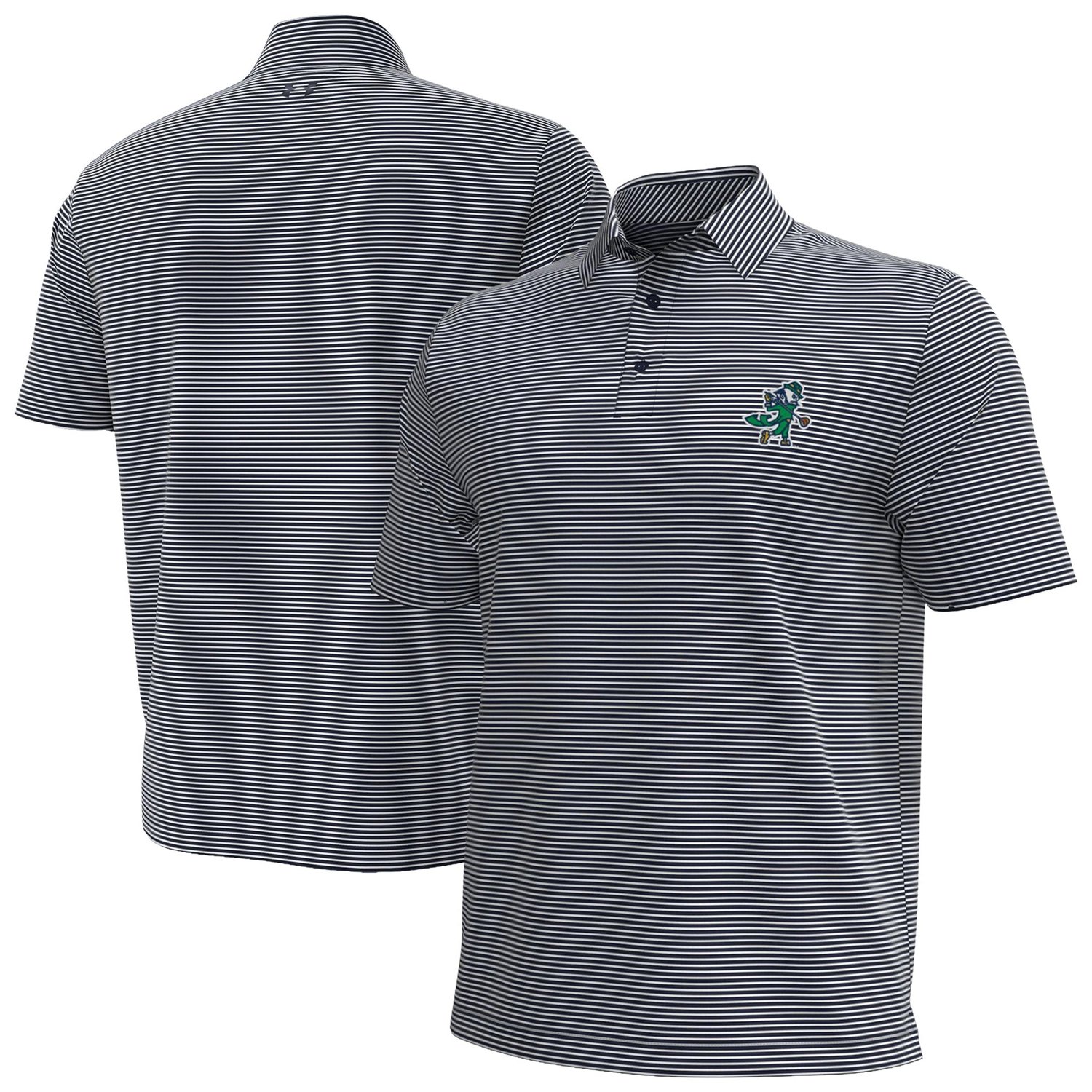 Under Armour Notre Dame Fighting Irish Drive Stripe Polo