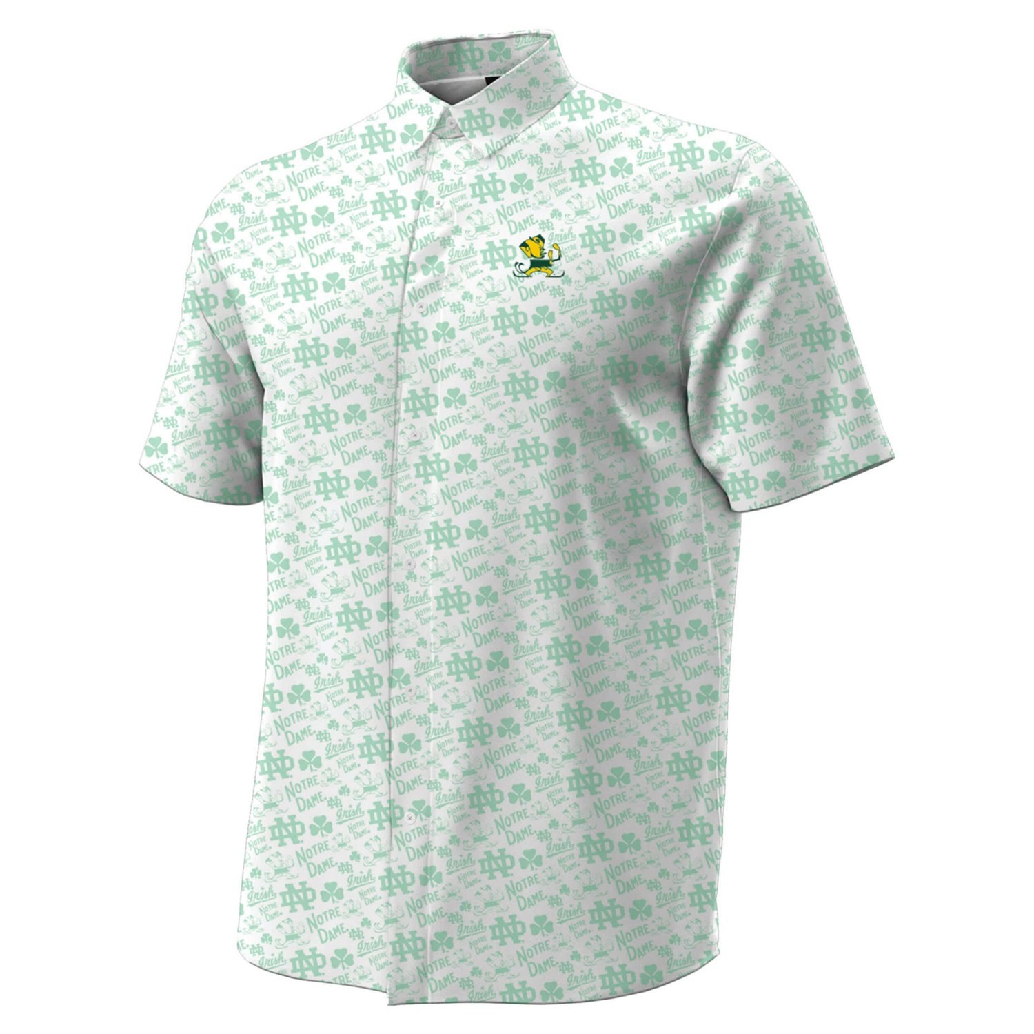 Under Armour Notre Dame Fighting Irish Gameday Armourfuse Camp Button-Up Shirt - view number 2