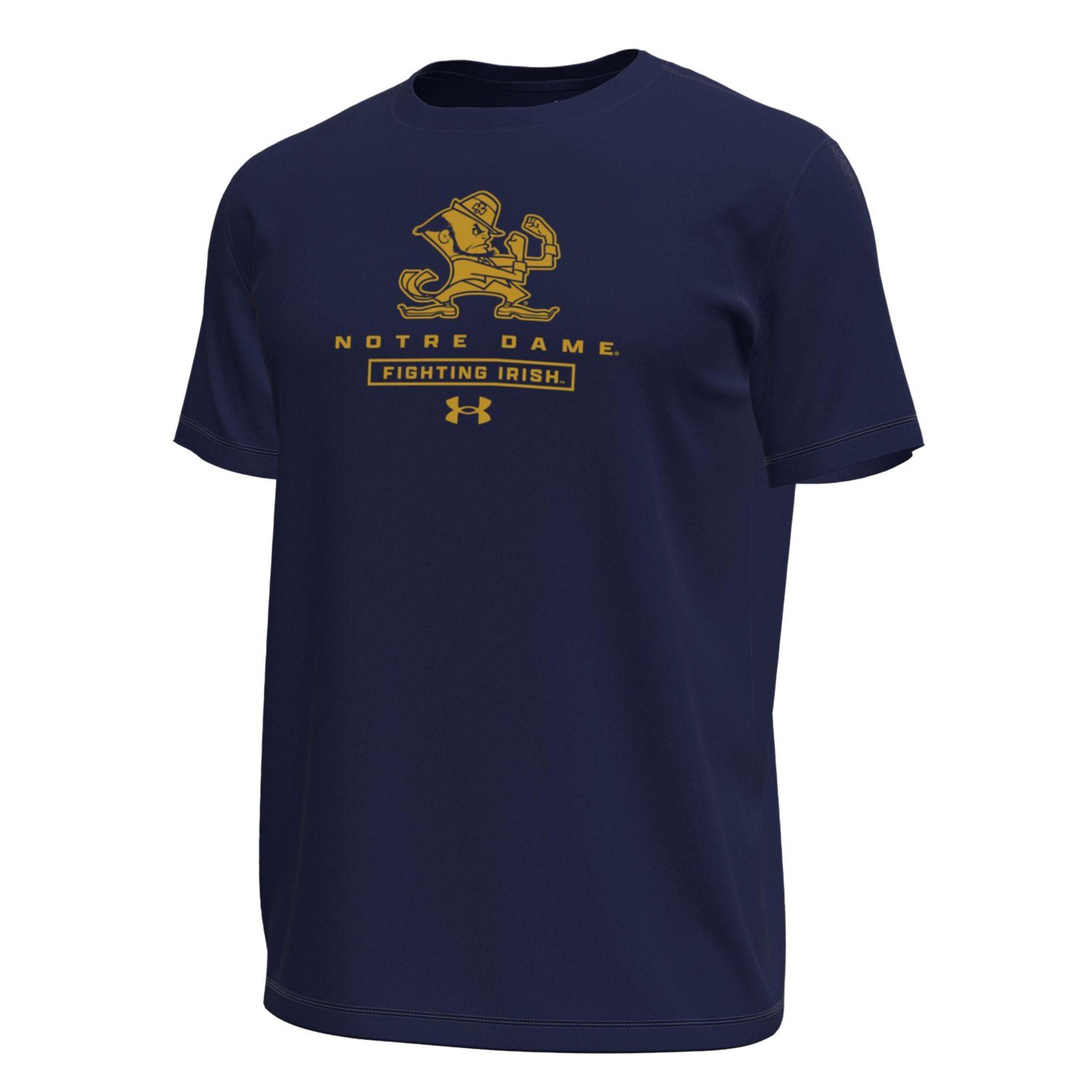 Under Armour Notre Dame Fighting Irish Stack Stretch Performance T-Shirt