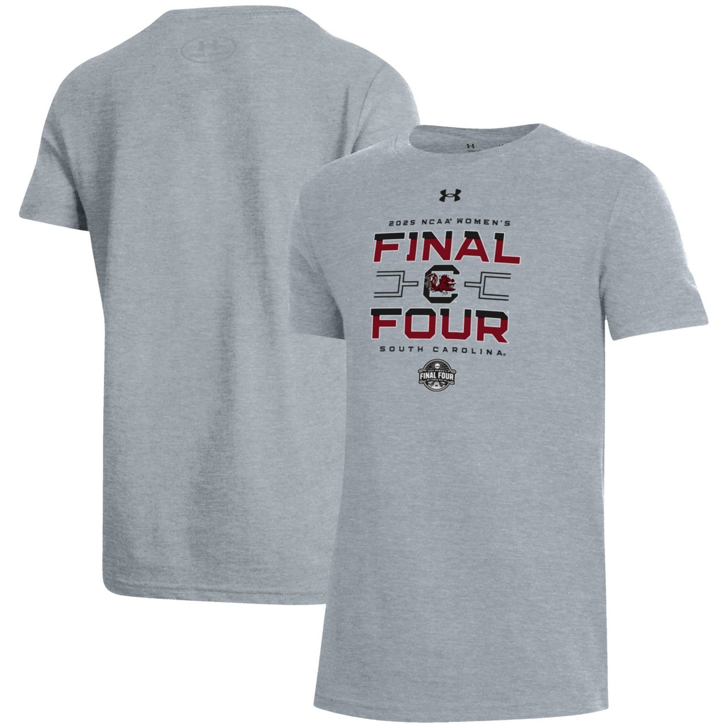 Under Armour South Carolina Gamecocks 2025 NCAA Women's Basketball Tournament March Madness Final Four Locker Room T-Shirt - view number 1