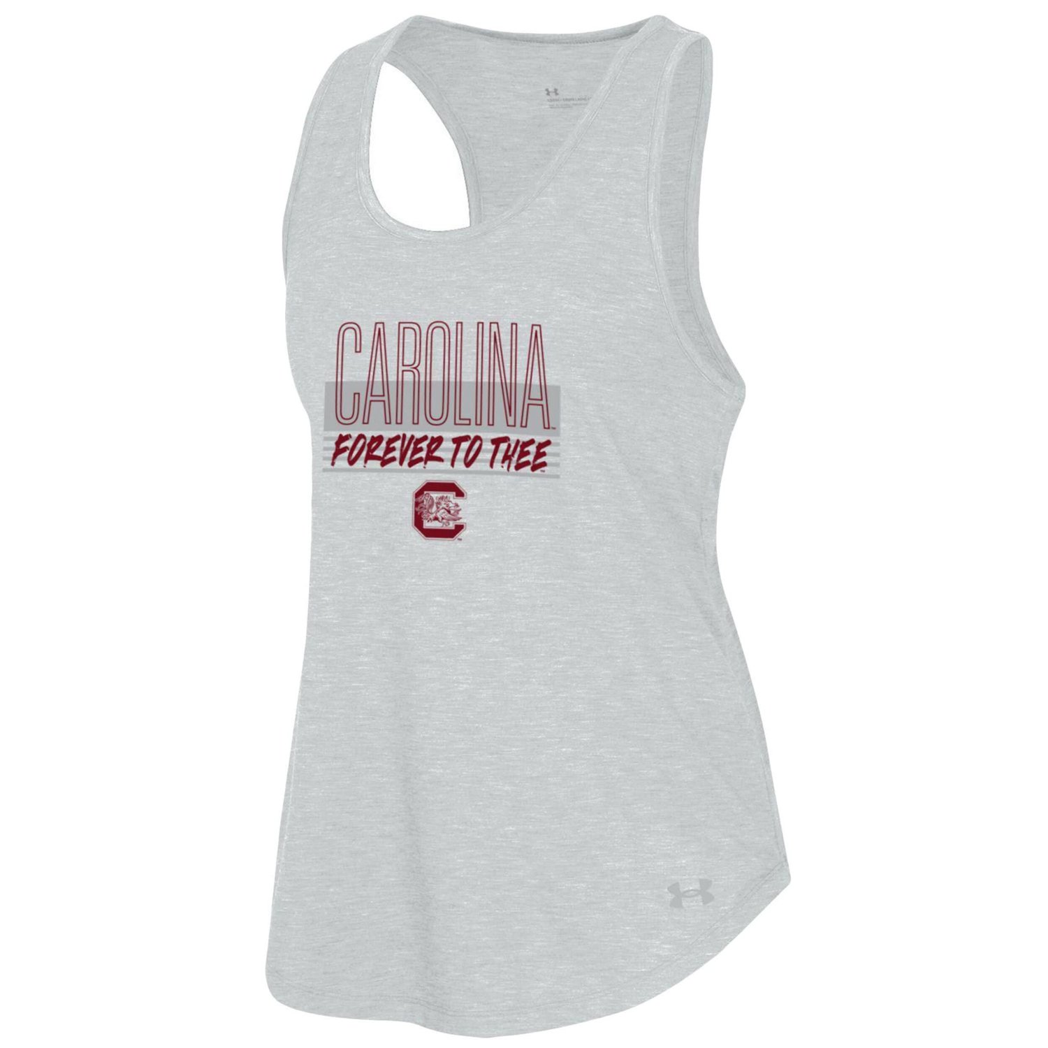 Under Armour South Carolina Gamecocks Breezy Racerback Tri-Blend Tank Top - view number 2