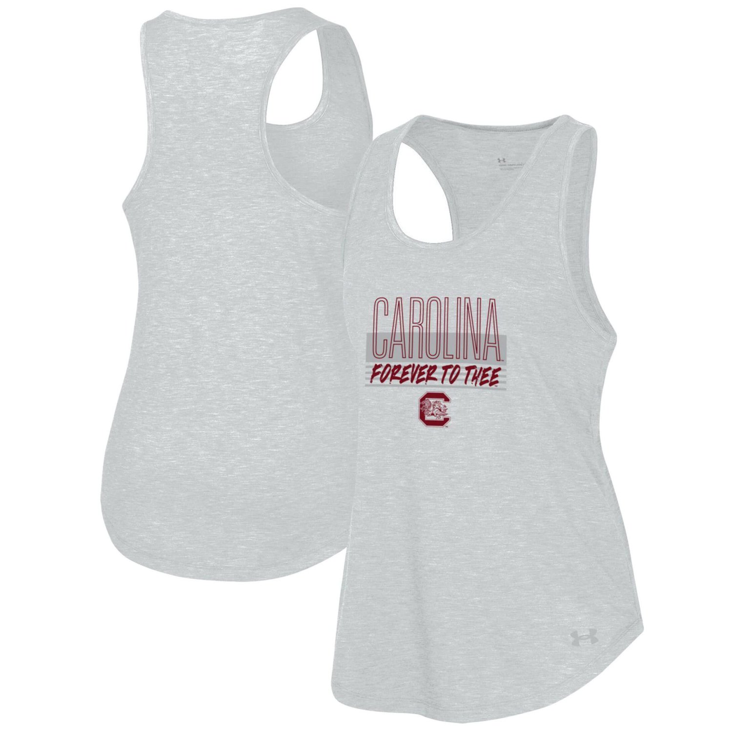 Under Armour South Carolina Gamecocks Breezy Racerback Tri-Blend Tank Top - view number 1