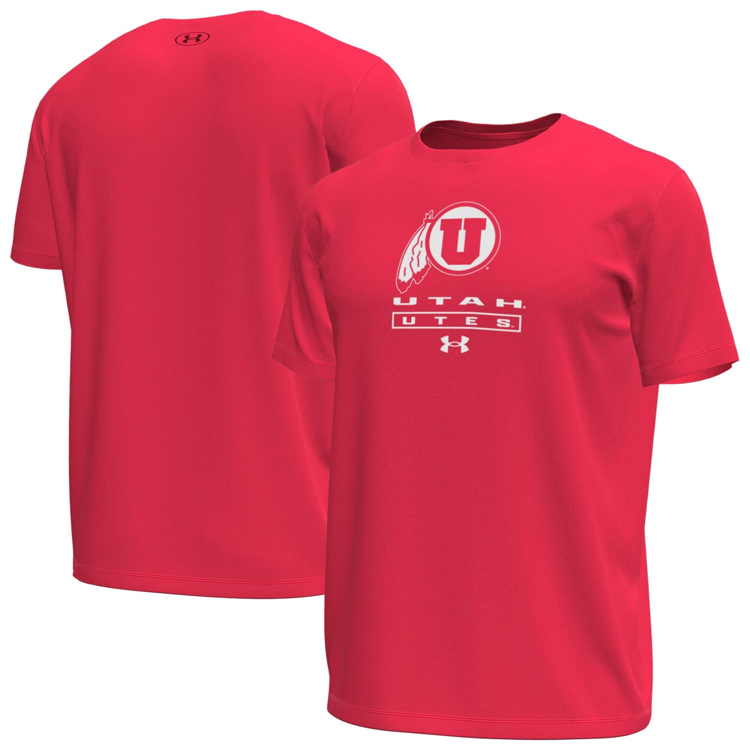 Under Armour Utah Utes Stack Stretch Performance T-Shirt