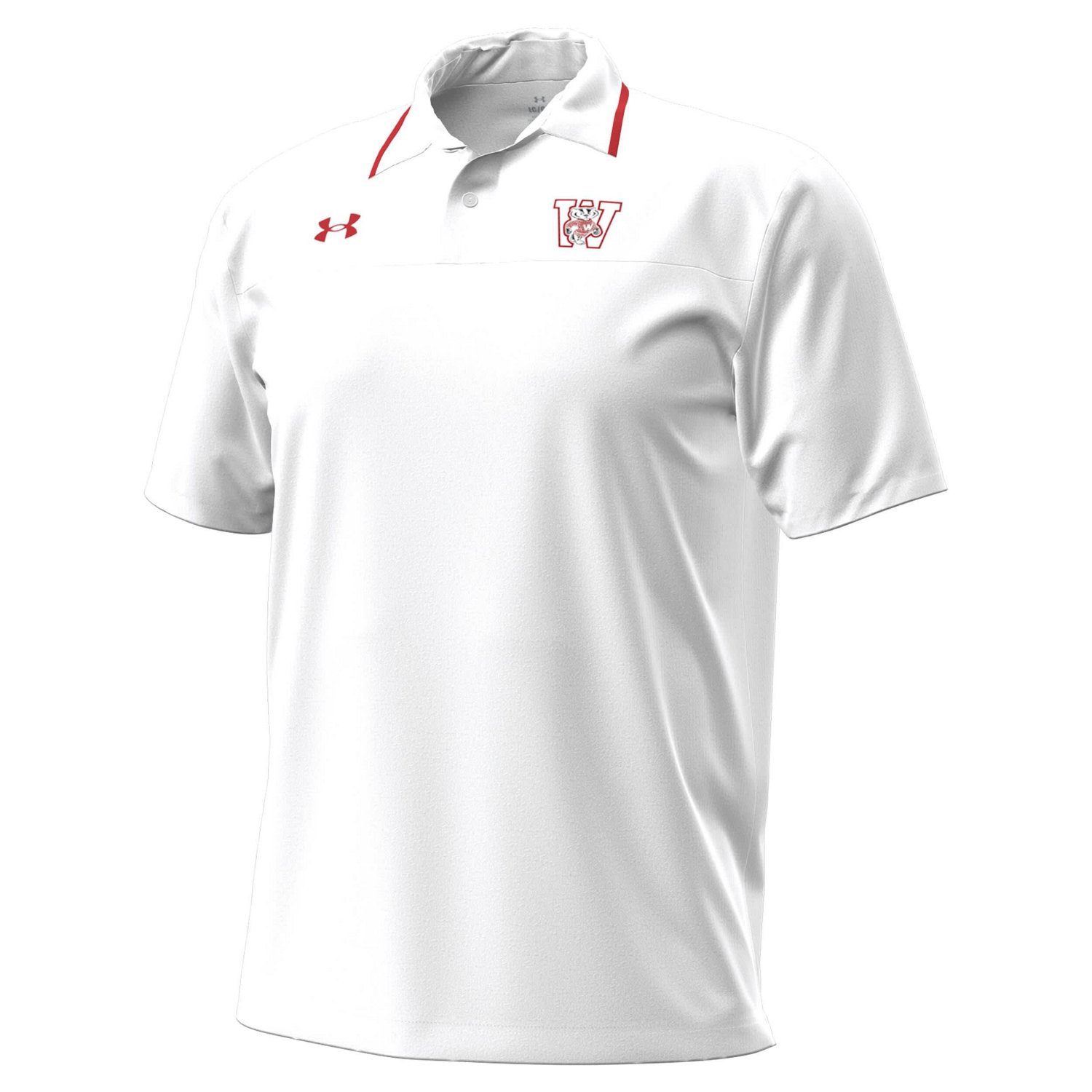 Under Armour Wisconsin Badgers 1980 Throwback Game Polo - view number 2