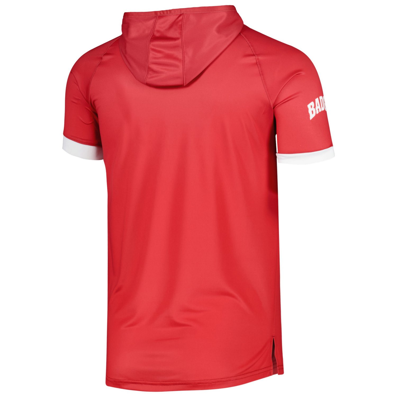 Under Armour Wisconsin Badgers On-Court Raglan Hoodie T-Shirt                                                                    - view number 3