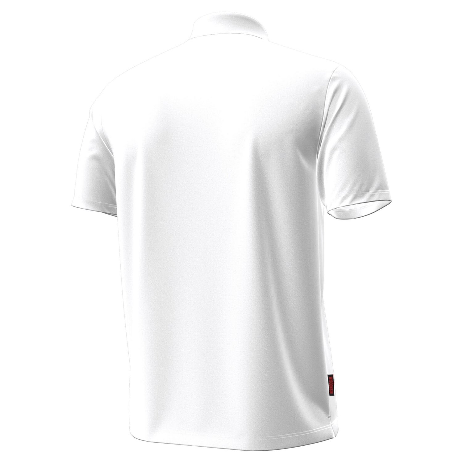 Under Armour Wisconsin Badgers Performance Drive Chest Stripe Polo - view number 3