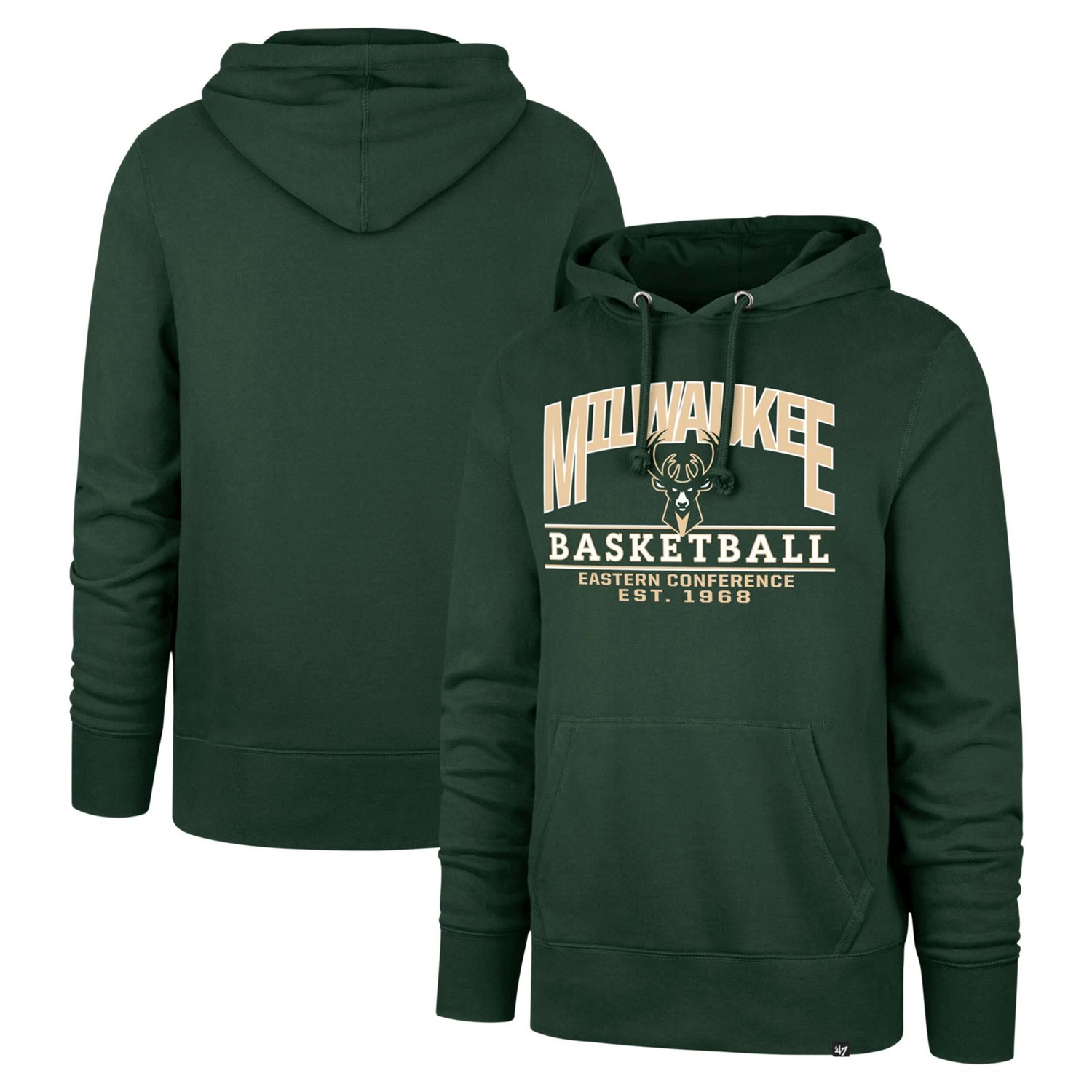 Unisex '47 Hunter Milwaukee Bucks Good Call Headline Pullover Hoodie