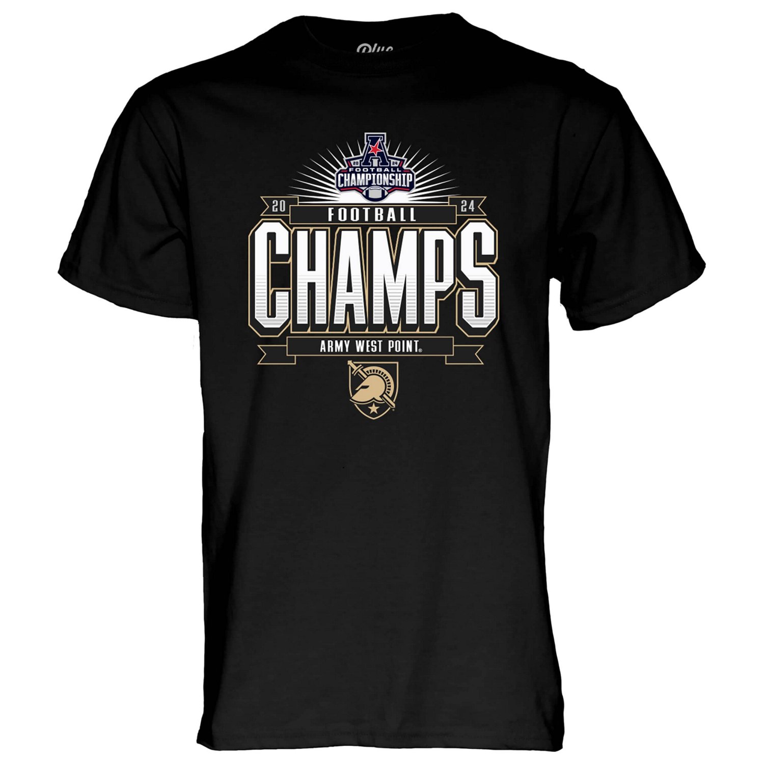 Unisex 84 Army Knights 2024 AAC Football Conference Champions Locker Room T-Shirt - view number 2