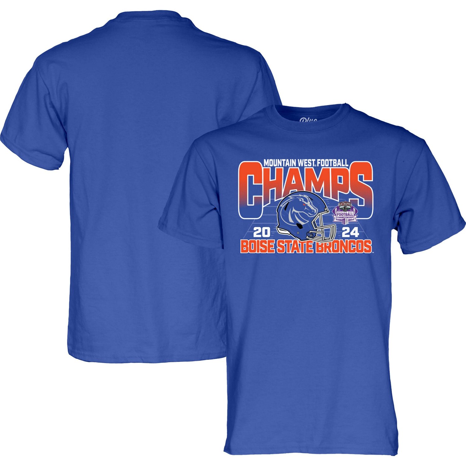 Unisex 84 Boise State Broncos 2024 Mountain West Conference Football Champions T-Shirt - view number 1