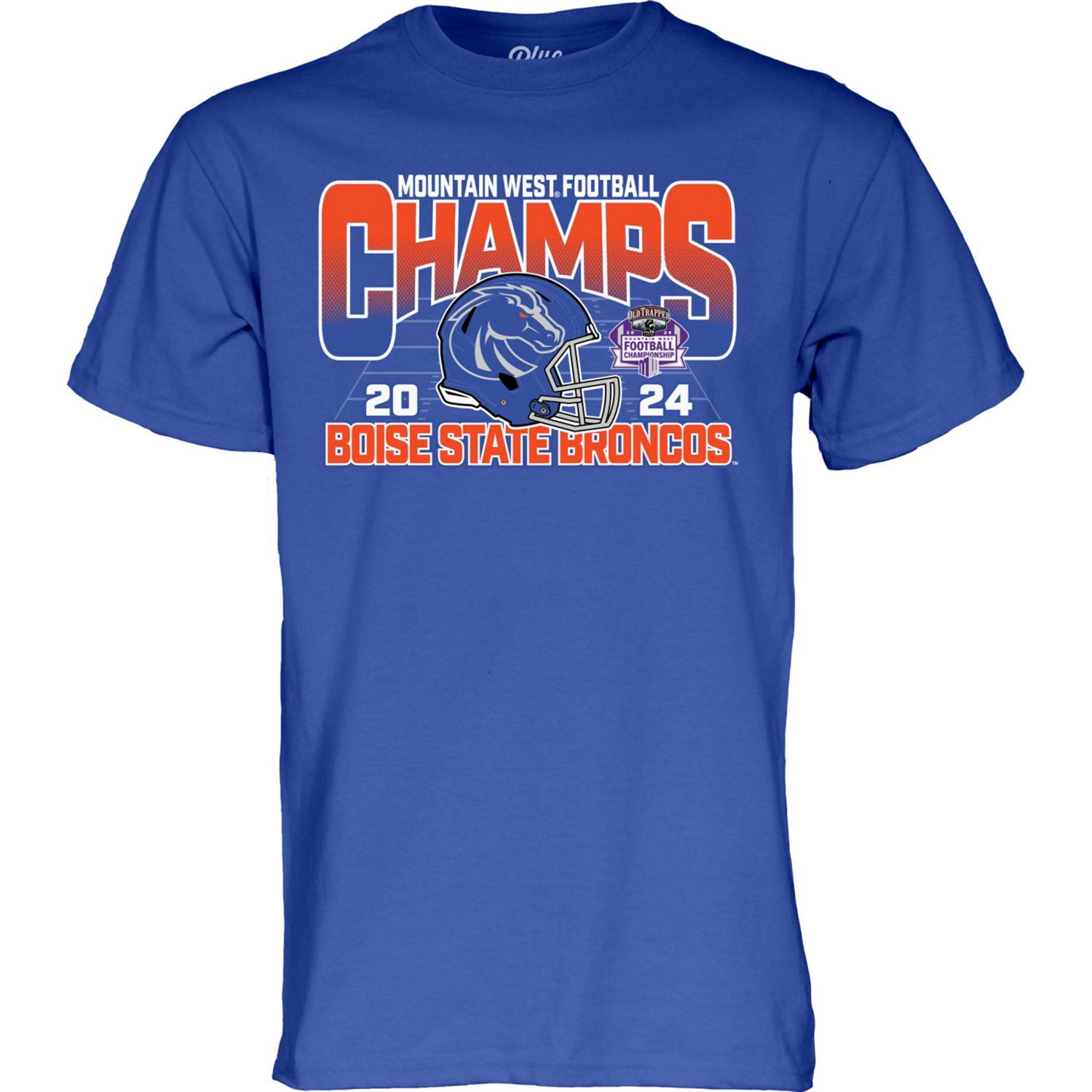 Unisex 84 Boise State Broncos 2024 Mountain West Conference Football Champions T-Shirt - view number 2