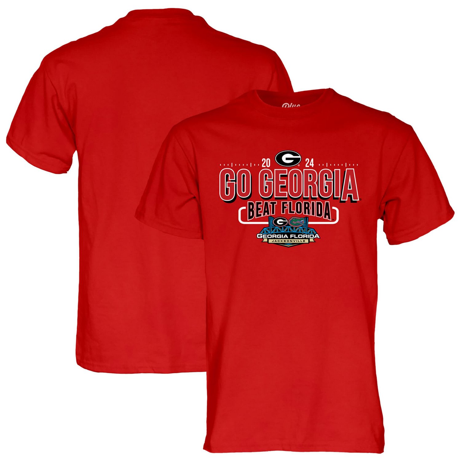 Unisex 84 Georgia Bulldogs vs Florida Gators 2024 Rivalry T-Shirt