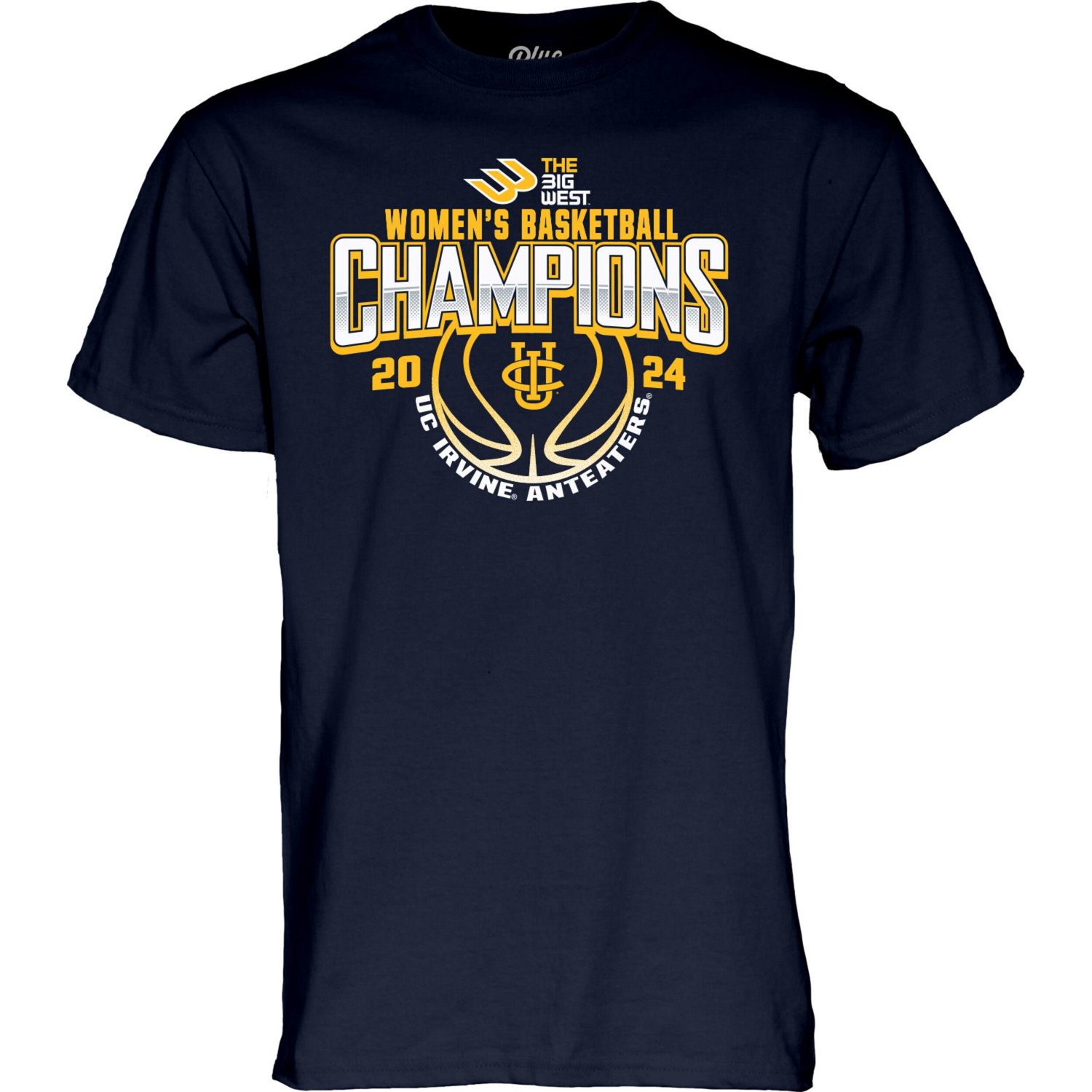 Unisex 84 UC Irvine Anteaters 2024 Big West Women's Basketball Conference Tournament Champions T-Shirt                           - view number 2