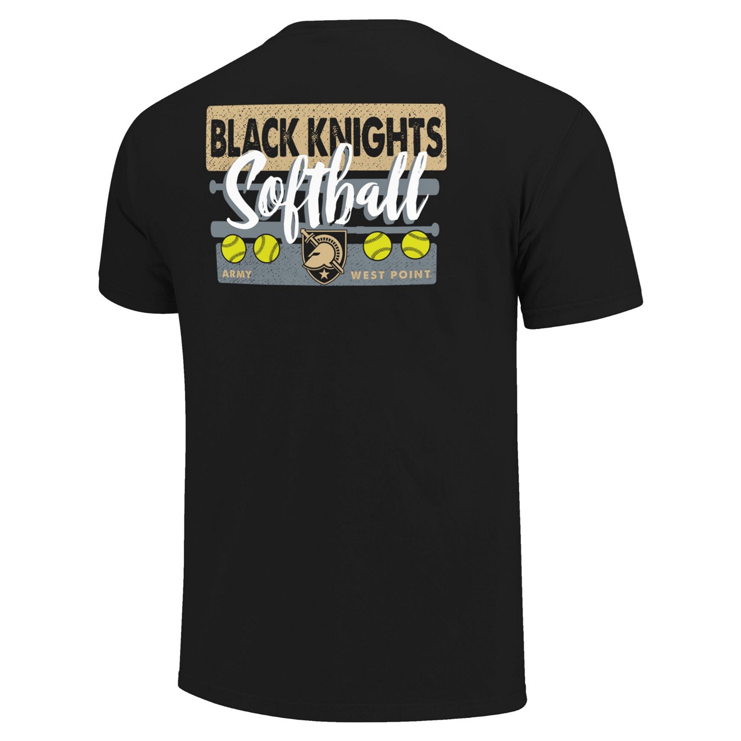 Unisex Army Knights Gritty Softball Bats Comfort Colors T-Shirt - view number 3