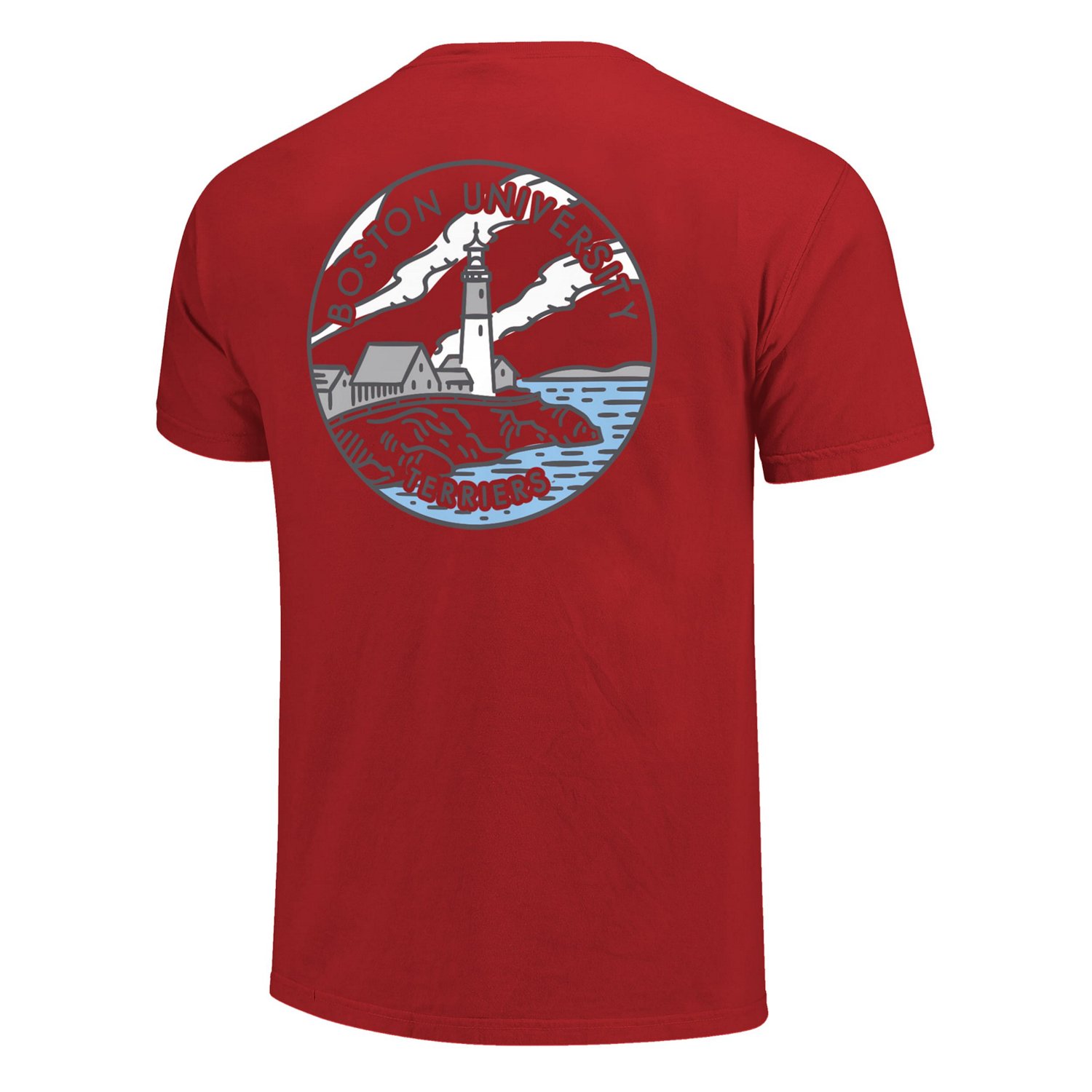 Unisex Boston University Scenic Comfort Colors T-Shirt - view number 3