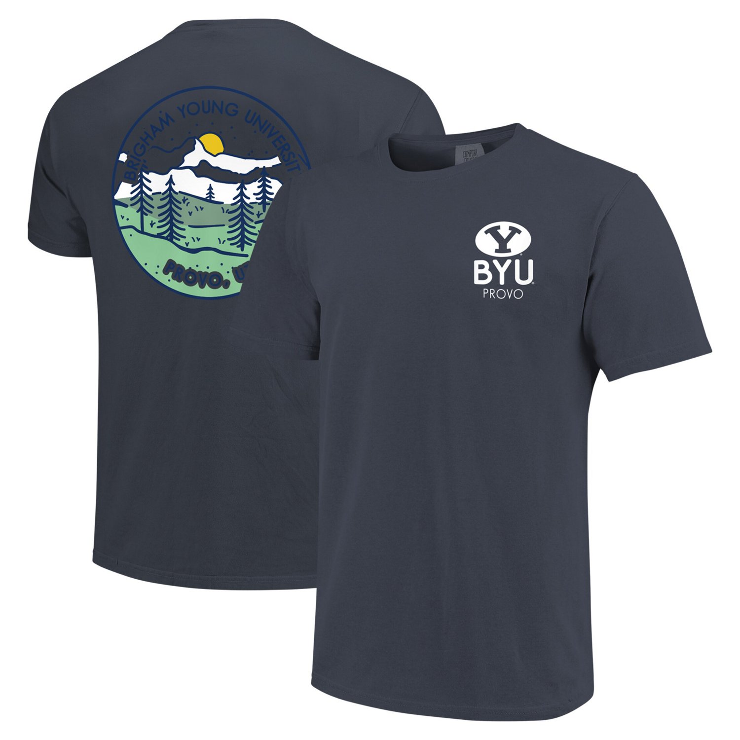 Unisex BYU Cougars Scenic Comfort Colors T-Shirt - view number 1