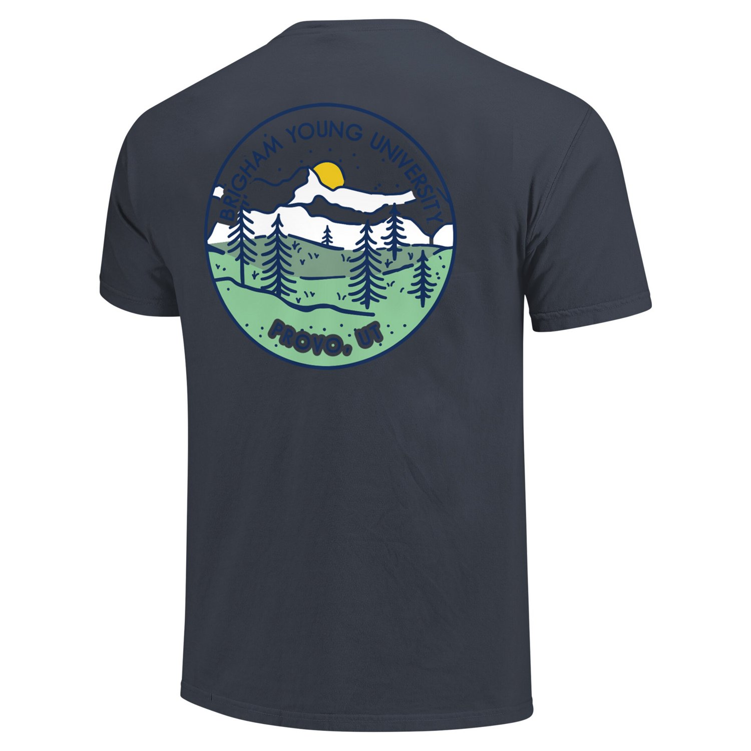 Unisex BYU Cougars Scenic Comfort Colors T-Shirt - view number 3