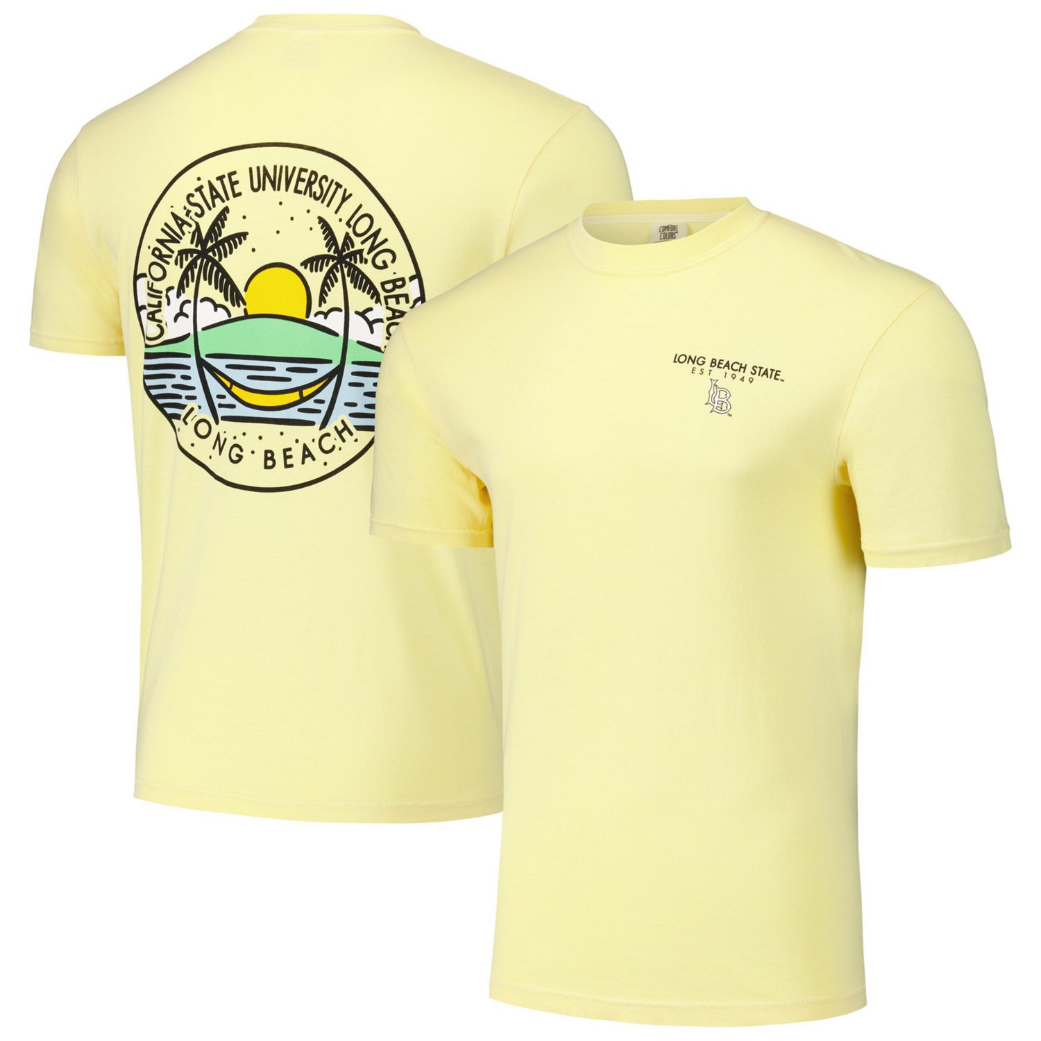 Unisex Cal State Long Beach The Beach Scenic Comfort Colors T-Shirt - view number 1